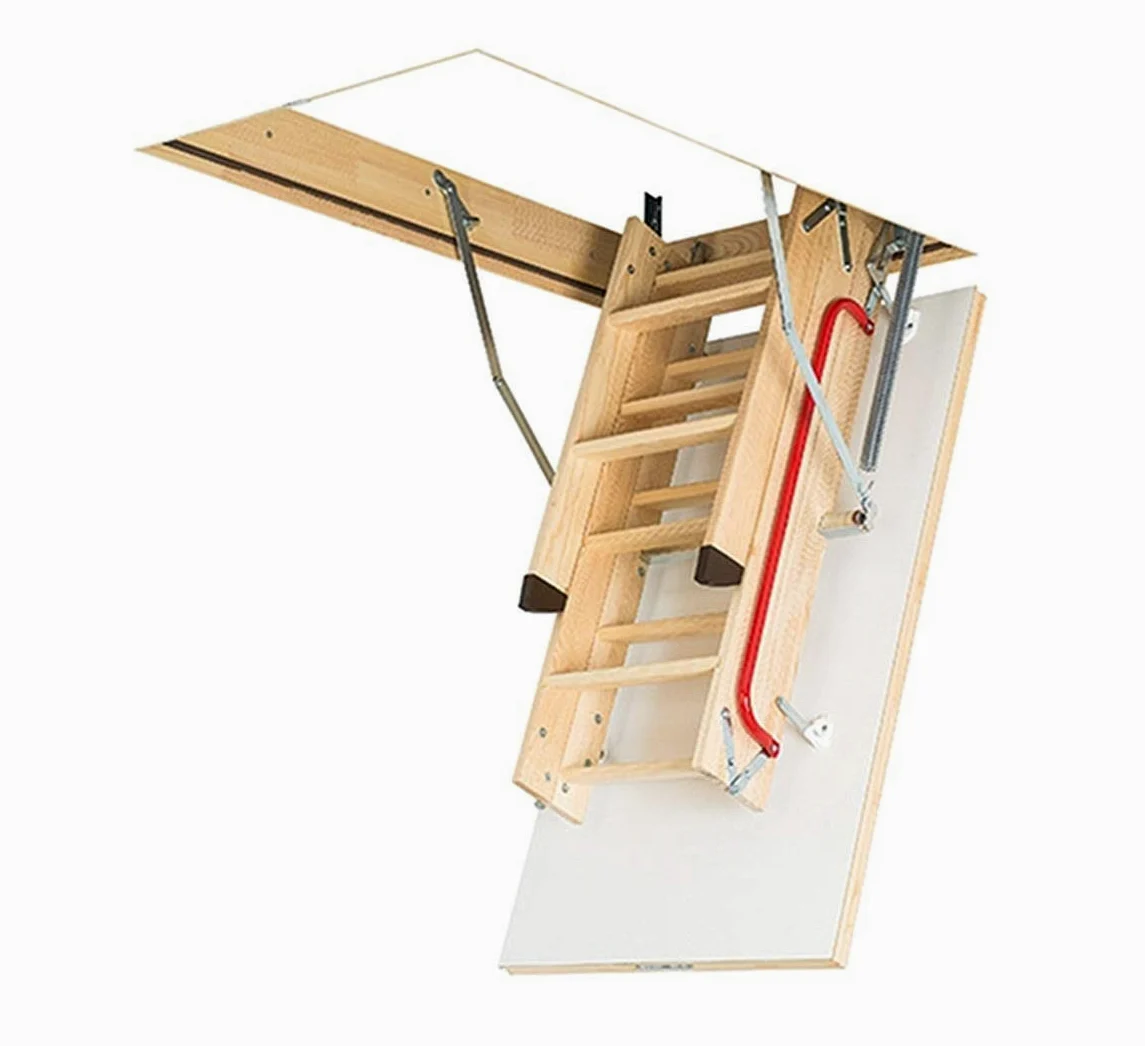 Scale per mansarda isolate, scale in legno, scale di stoccaggio, scale per mansarda - molte dimensioni e modelli (LWK comfort, 70 x 111 x 280 cm)