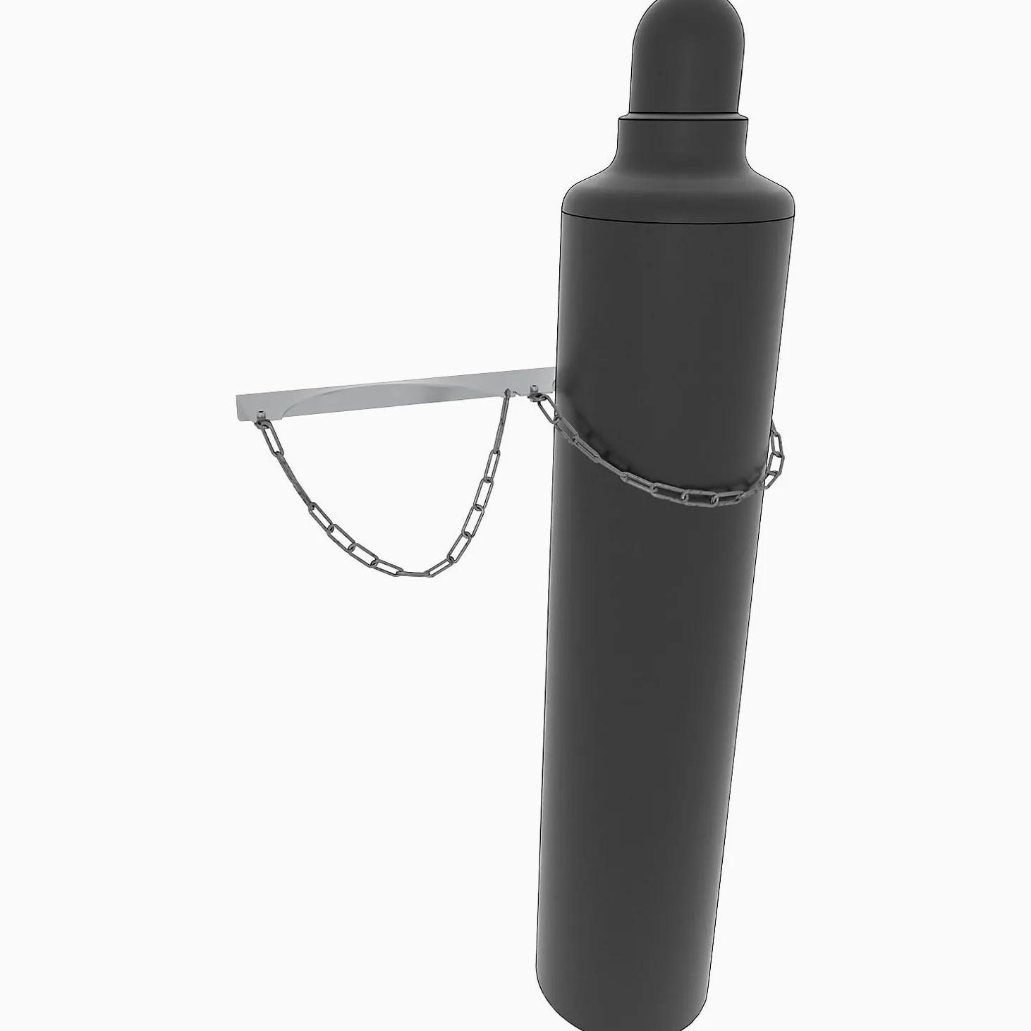 eurokraft basic | Supporto da parete per bombole di gas | per 2 bombole | per Ø bombola max 230 mm