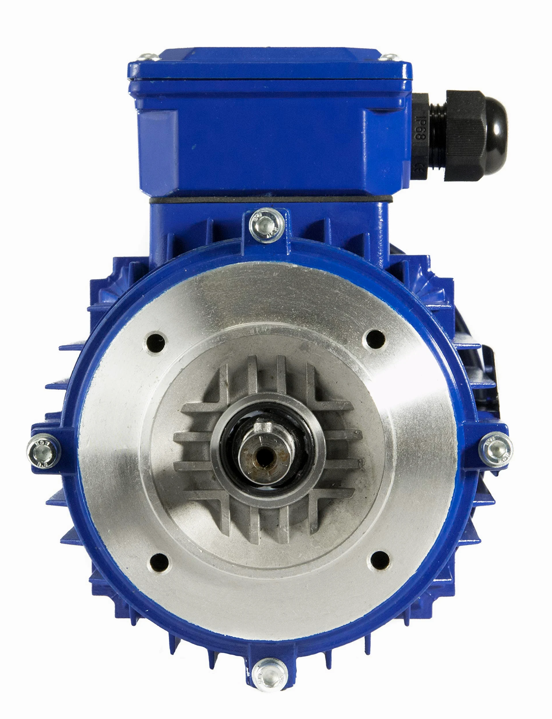 Motore elettrico trifase 4 KW/5,5 CV 220/380 V 1500 RPM B14 flangia 160 mm Dimensioni 112 M – Albero 28 mm Alren.