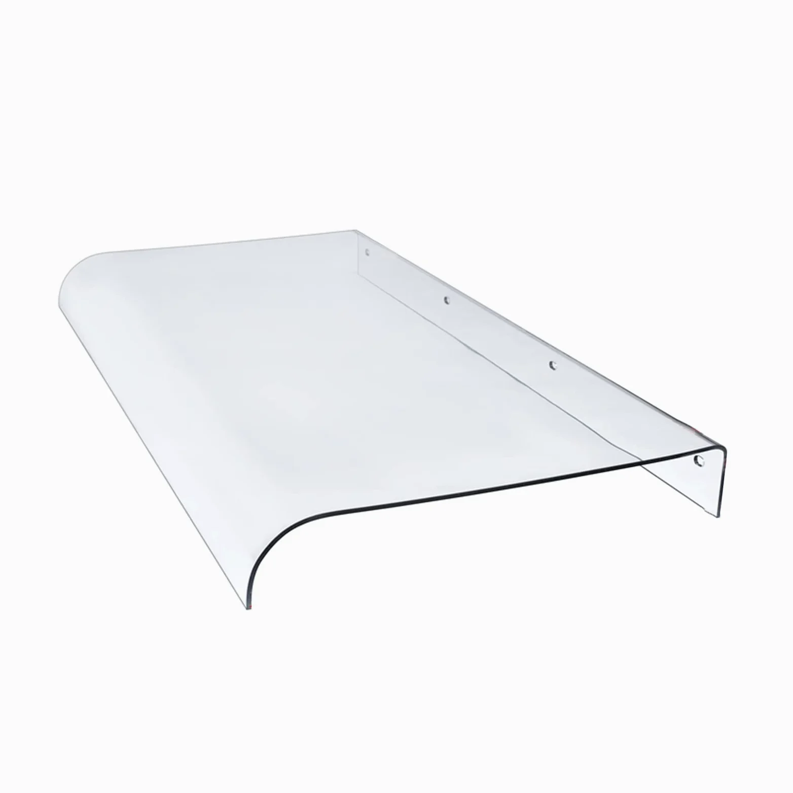 Pensilina Tettoia per Porta e Ingresso,Tenda da Veranda Pensilina in Policarbonato Trasparente ad Arco,Garden Pensilina da Esterno for Finestra,con Accessori,62 Dimensioni (50x160cm/20"x63")