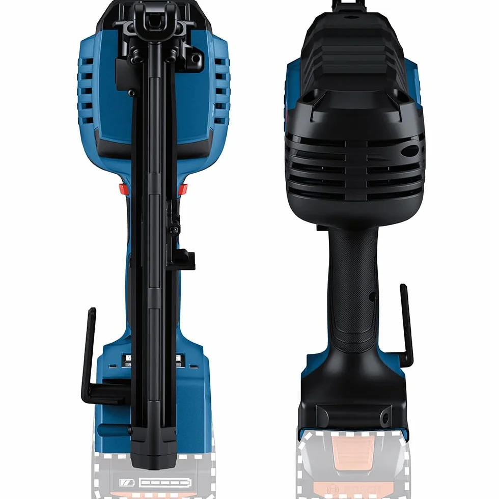 Bosch Professional 18V System Chiodatrice legno GNH 18V-64-2 M (azion.sing./a contatto,idonea per i seguenti chiodi: 32–64 mm, 16 GA (1,6 mm) e angolo caricatore da 20°, senza batt./caricabatt.)