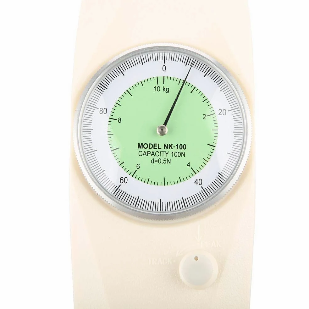 Dinamometro analogico 100N, misuratore di NK-100 misuratore di di spinta 0,5N tester strumento di misura della per l'elettronica degli apparecchi elettrici