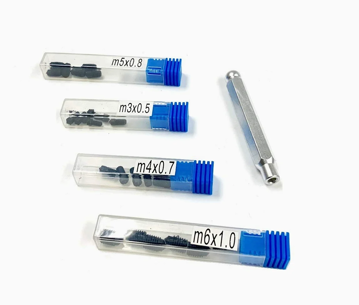 HHIP 3601-0517 - Set di 28 viti di trasferimento M3 x .5, M4 x .7, M5 x .8, M6 x 1