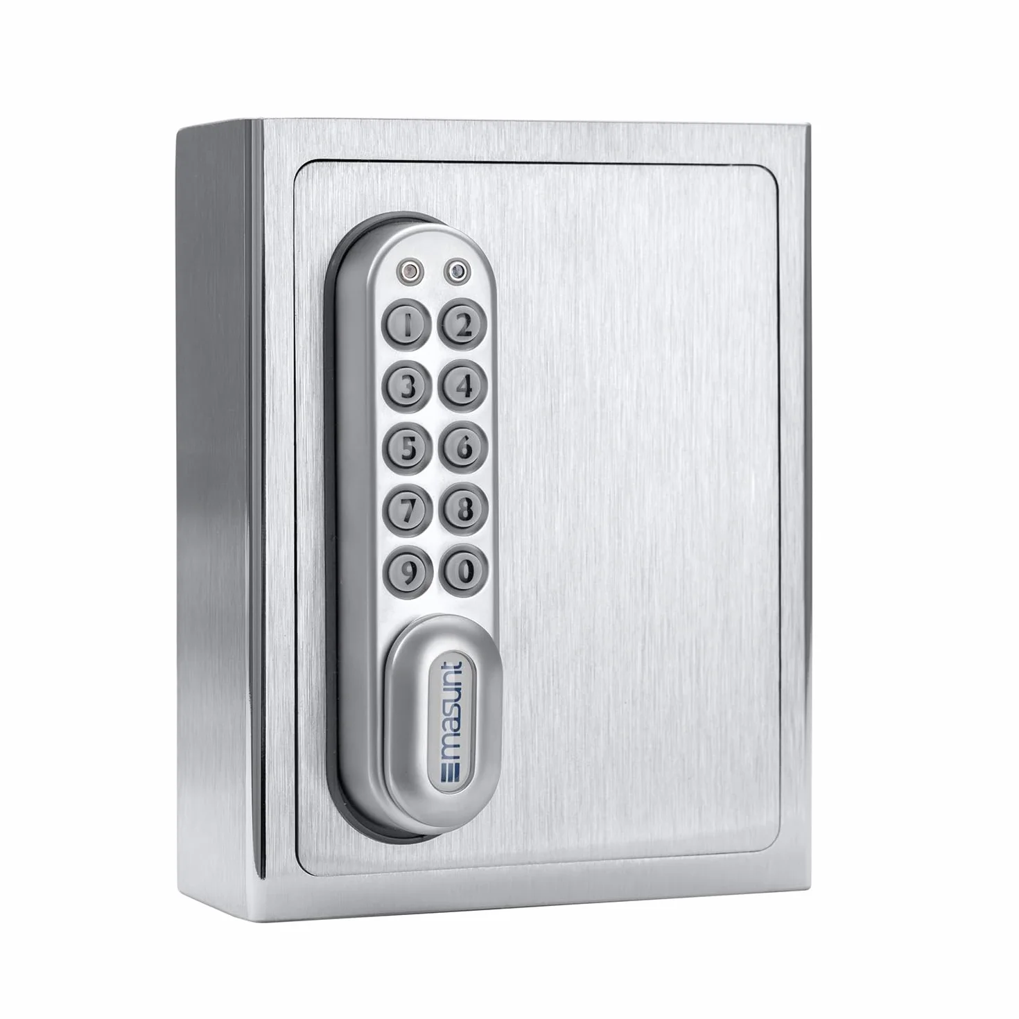 masunt cassaforte per chiavi 1120 E Code | Innovativa assegnazione online del codice a distanza | cassaforte elettronica per chiavi in acciaio inox V2A massiccio | antieffrazione