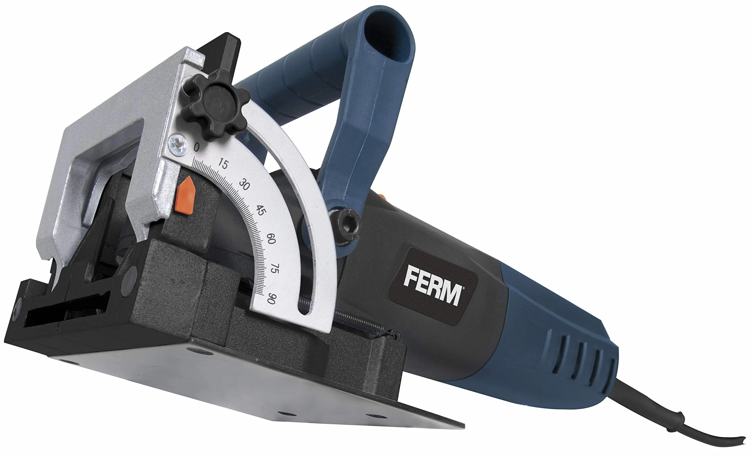 FERM Fresatrice per tasselli piatti 900W. Include 1 lama, 50 tasselli piatti e sacchetto di aspirazione