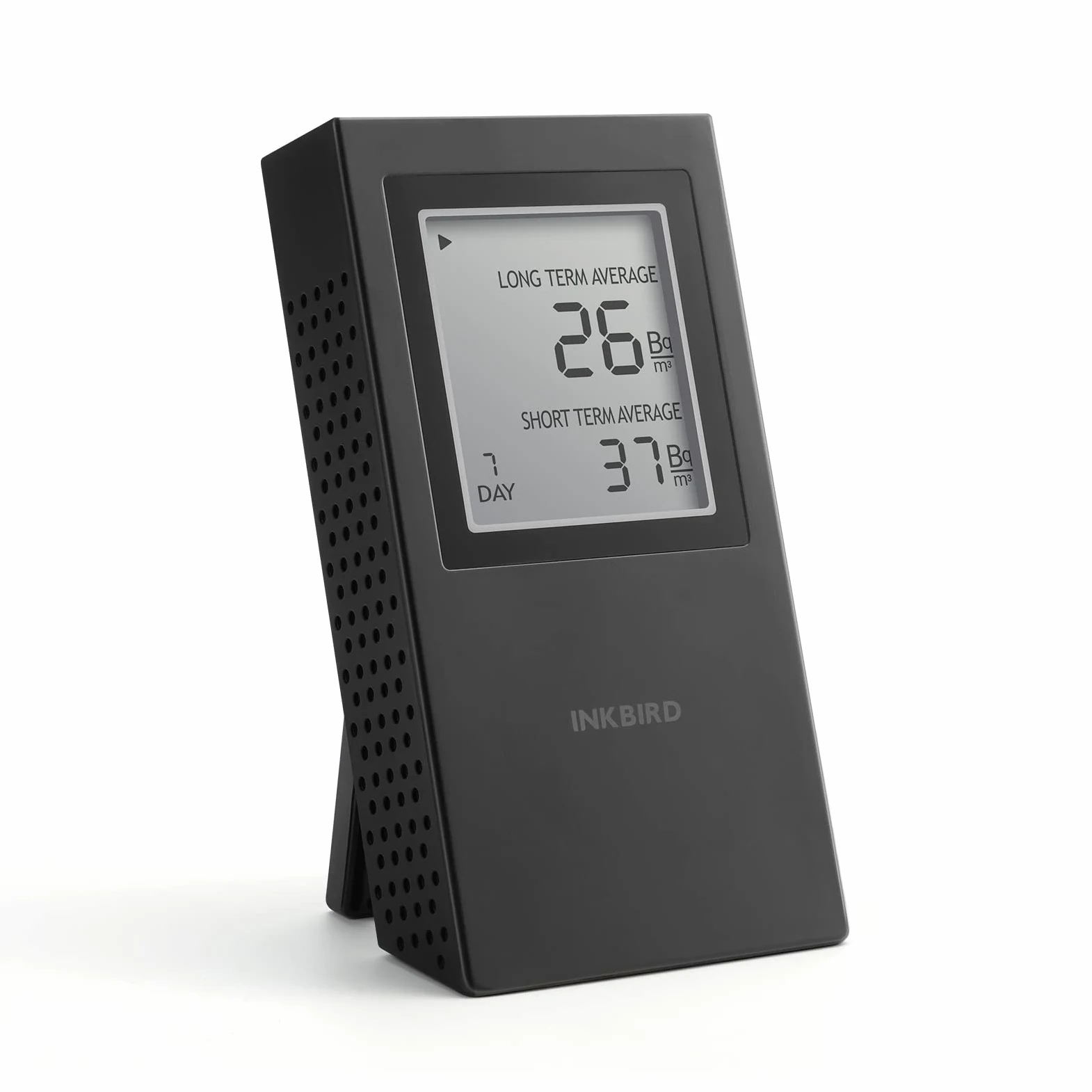 Inkbird Rilevatore di Radon Digitale,Misuratore di Radon Portatile con Monitoraggio Radon a Breve e Lungo Termine,Version EU-Bq/m³,Detector di Randon per Casa, Ufficio, Garage