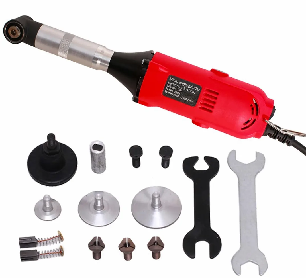 350W Smerigliatrice Elettrica Levigatrice Lucidatrice Strumento Rotativo di Rettifica Per Rettifica di Contorni, Taglio, Incisione, Lucidatura, Fresatura, 6 Velocità Variabile, 15000 RMP