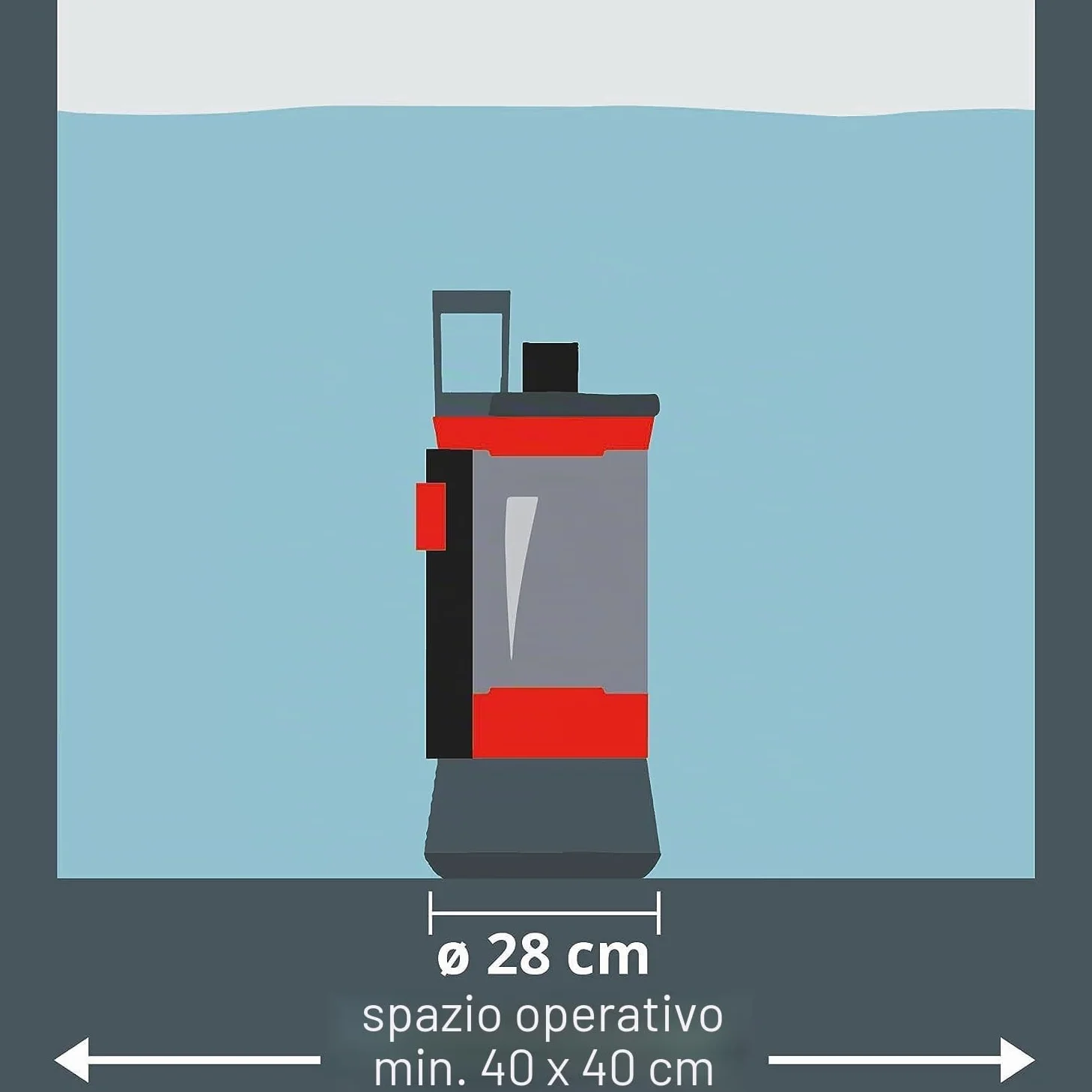 Einhell GE-SP 4390 N-A LL ECO Pompa a immersione acque chiare (430 W, portata max 9000 L/h, prevalenza 8 m, immersione max 7m, valvola di non ritorno, aspirazione fino a 1 mm,incl. attacco universale)