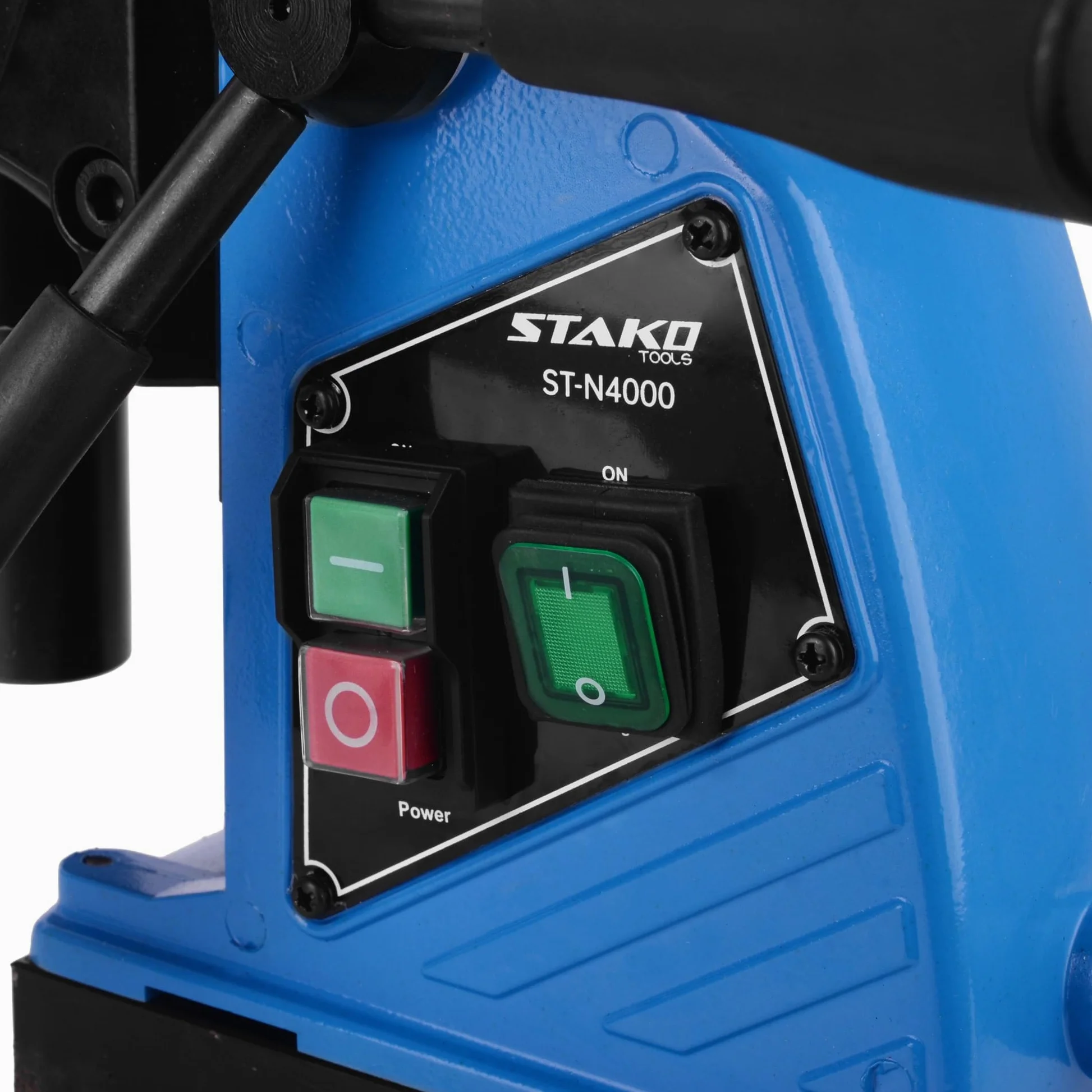 STAKO ST-N4000 Max Ø 40 mm Trapano magnetico 1480 W con valigetta – Magnetkraft 15500N – Carotatrice portatile per lavorazione dei metalli con Weldon 19 mm e Mandrino B16 3-16 mm – Leight 10 kg