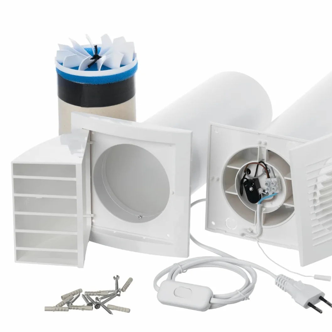 EUROPLAST Ø 100mm VMC Doppio Flusso Recupero Calore - VMC Recuperatore di Calore - Ventilazione Meccanica Controllata - Ventola Ricambio Aria - La Ventilazione Efficiente