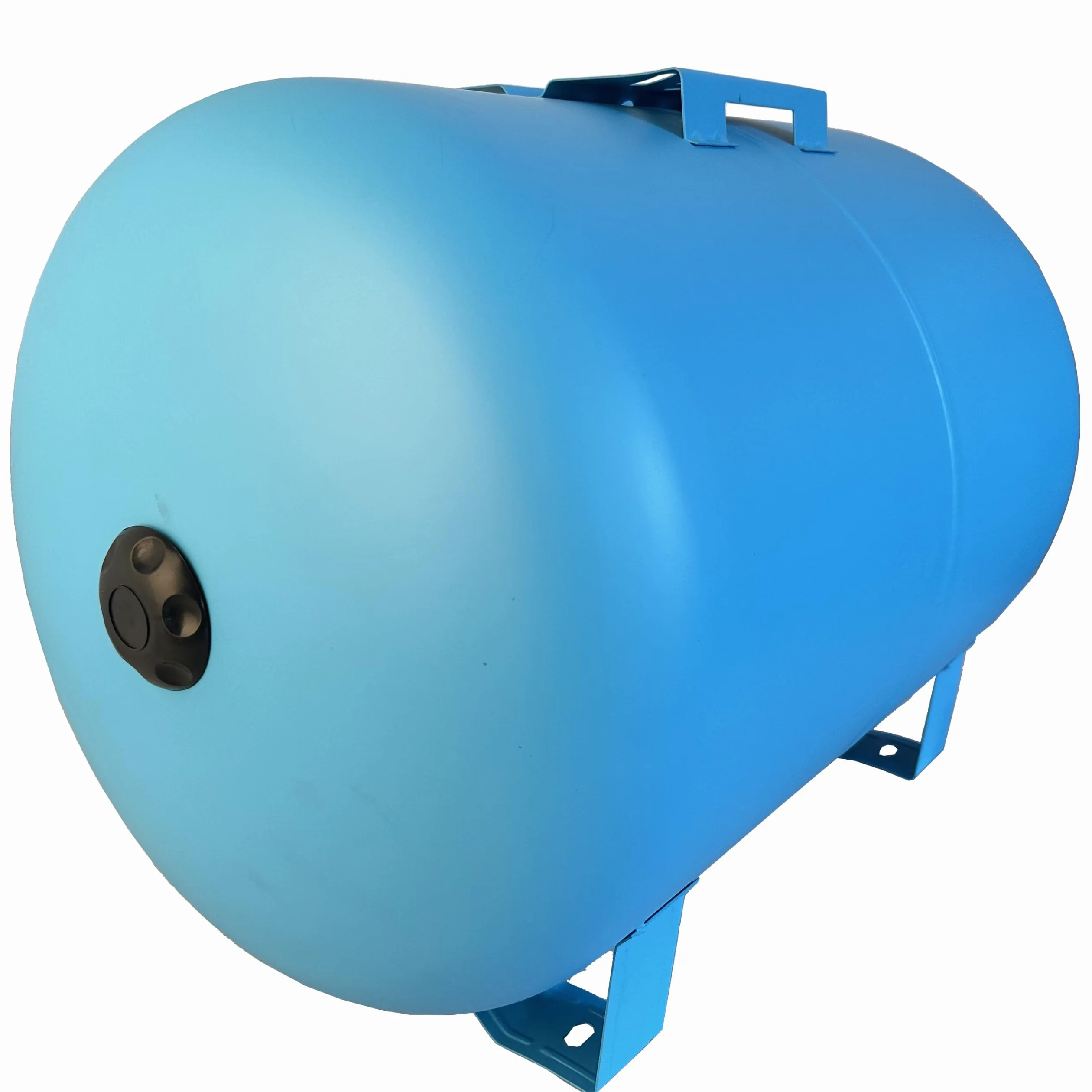 Serbatoio a Pressione 100L - per Impianti Idrici e Sistemi Autoclave - con Membrana EPDM - Vaso di Espansione - per Pompa Domestica Pompa per Pozzo - Attacco da 1" - Acciaio - Orizzontale 100 Litri