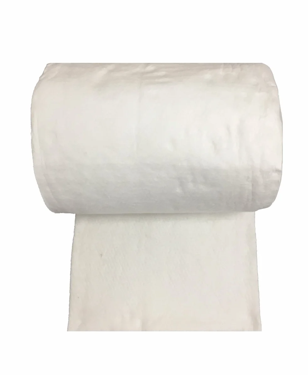 EINSIDE Feltro per isolamento fibra ceramica, Densità 96 kg/m³ | Lunghezza 7,3 m, Larghezza 61 cm, Spessore 2,5 cm