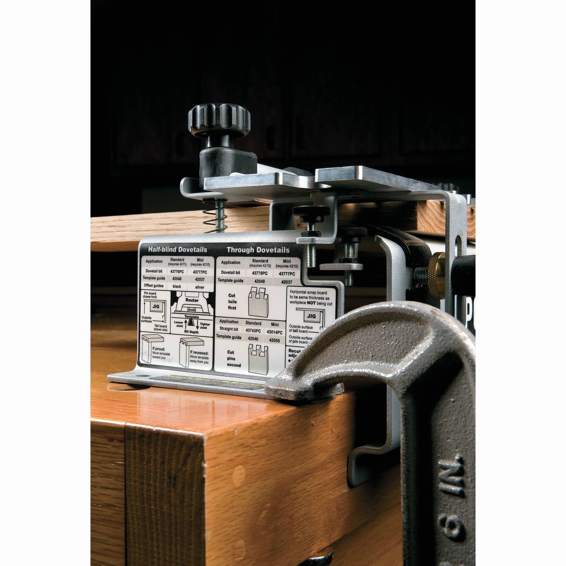 PORTER-CABLE 4216 Super Jig - giunto a coda di rondine (4215 con mini kit), 4216
