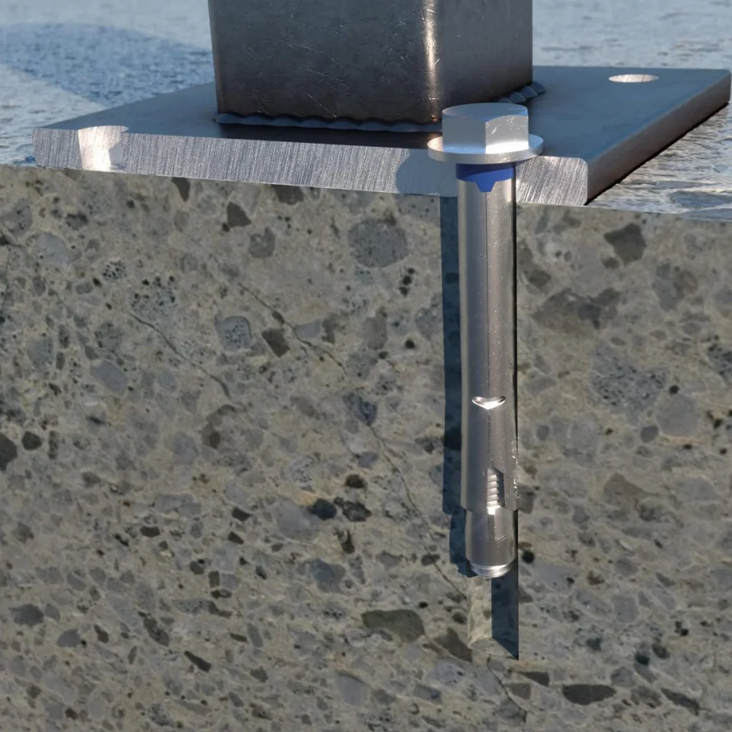 INDEX Fixing Systems CH-TO-Set di 100 ancoraggi antigiro per le cariche elevate, rivestimento zincato, Vite autoperforante a 6,8 mm, ACHT10L