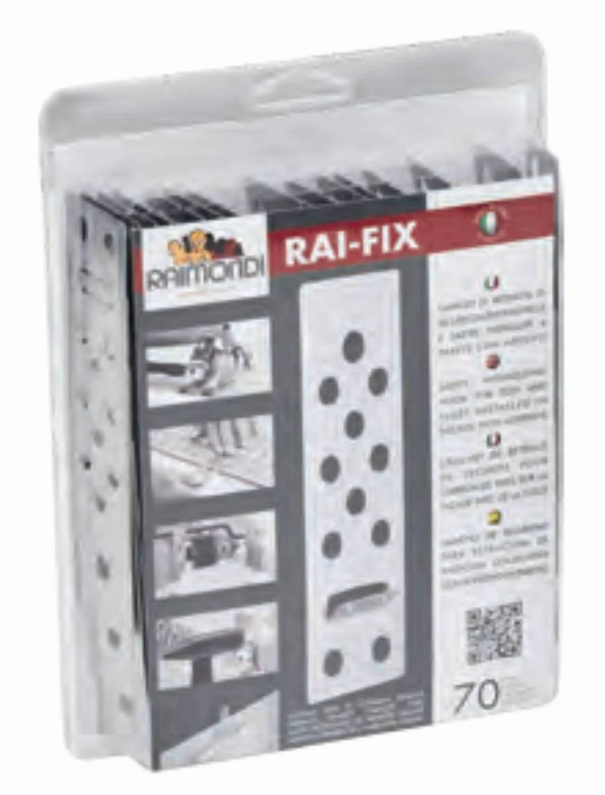Raimondi rai-fix – Set gancio fissaggio, Borsa 70U)