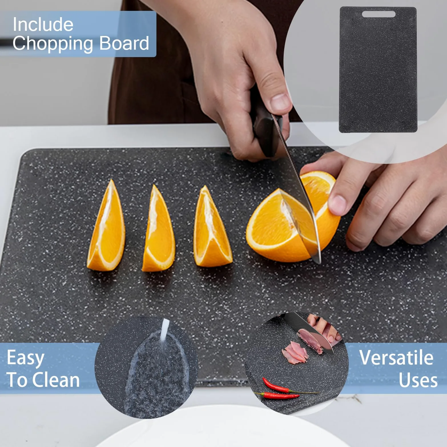 Lavello da Cucina/Bar a Scomparsa, 30 x 45 cm con Rubinetto Pieghevole, Lavello Sottotop Nascosto in Acciaio Inox con Tagliere, Postazione di Lavoro a Vasca Singola per Piccole Cucine e RV, Argento