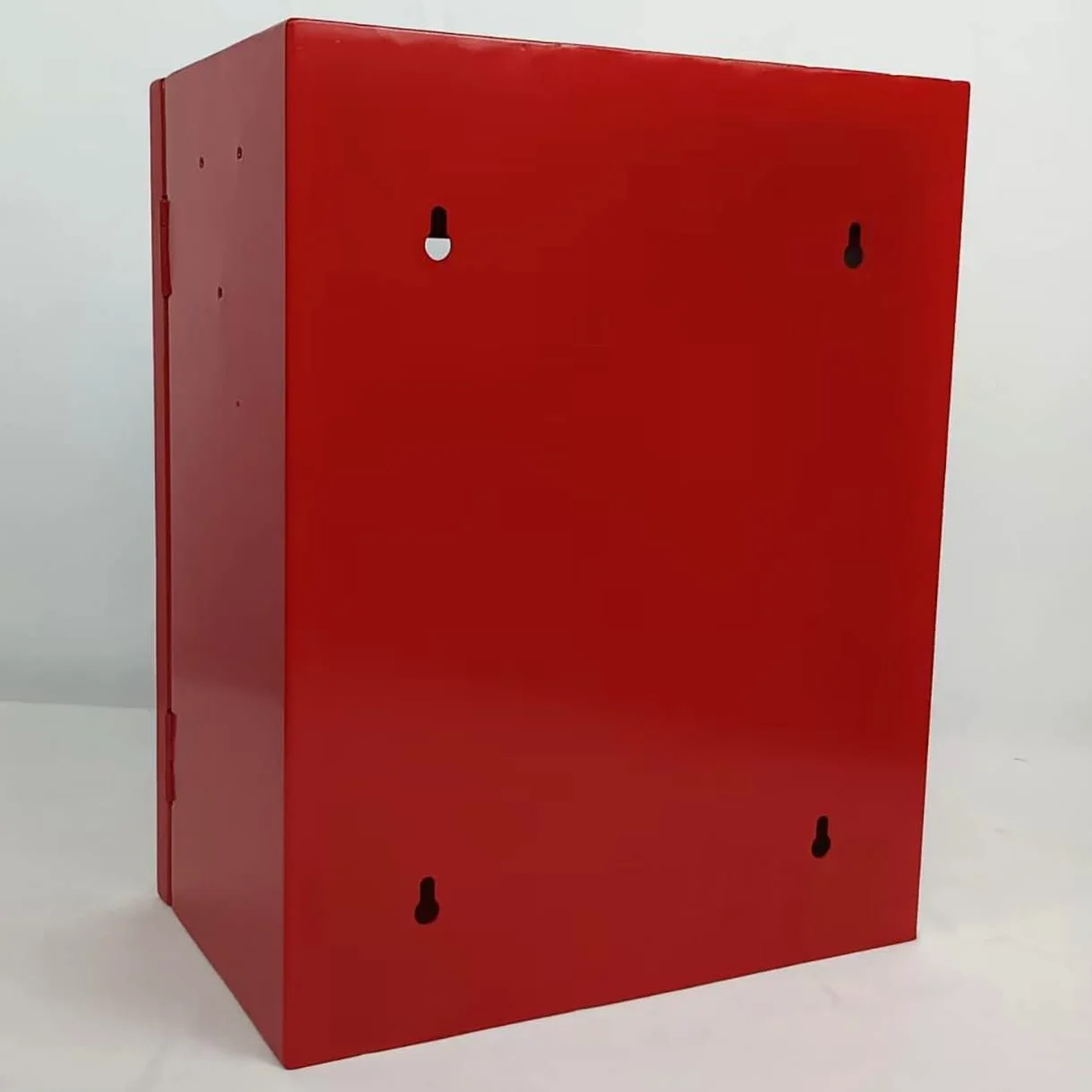 ISOP Armadio per Defibrillatore – Armadio per DEA – Scatola per DEA – Supporto per Defibrillatore – Vetrina per DEA – Scatola Rossa per Attrezzature di Sicurezza Antincendio – 36 × 29 × 17 cm – Rosso