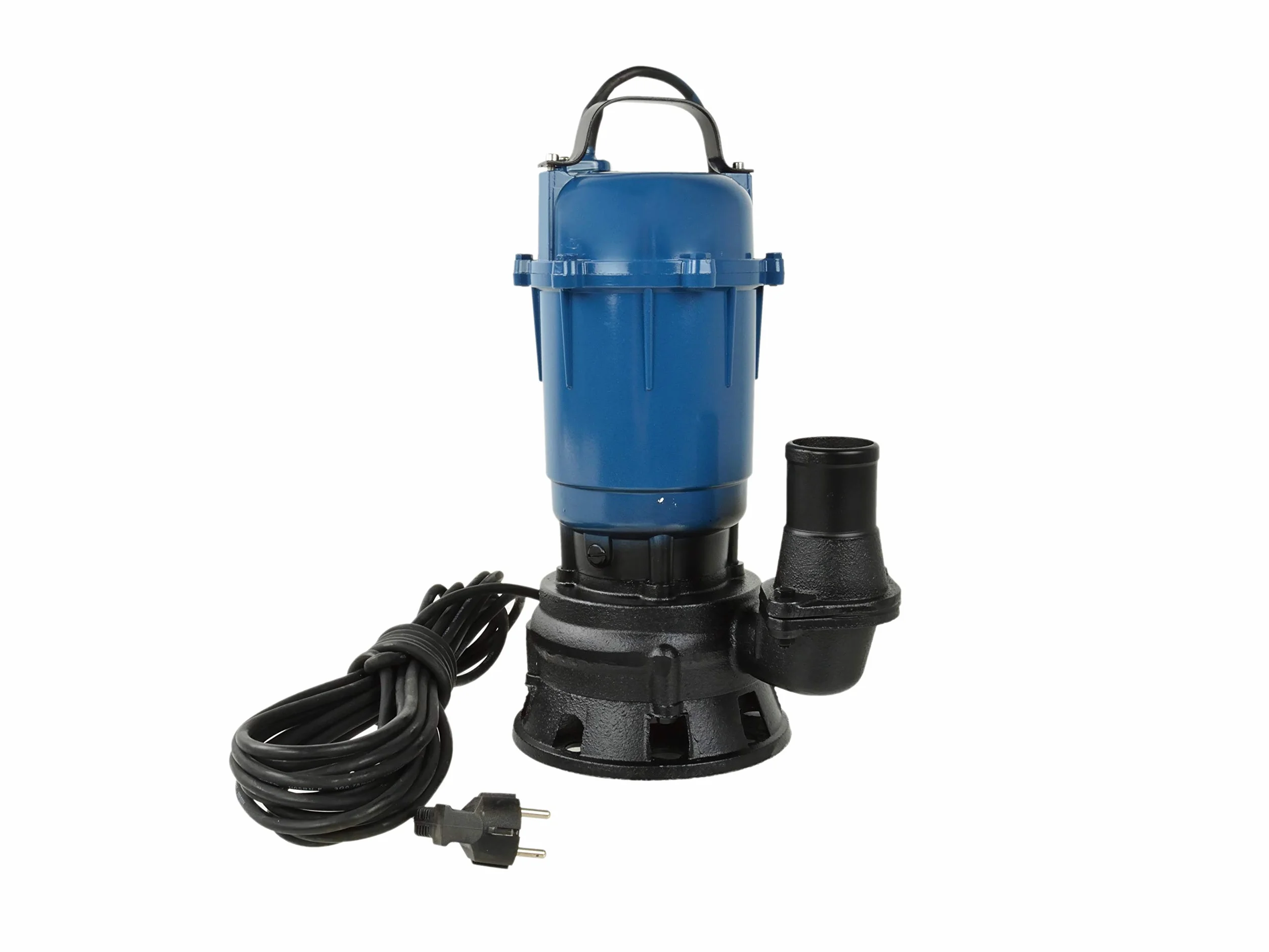 BSD Pompa di scarico per acque reflue, sommergibile con macinino, ghisa, WQD 10-8-0,55-550 W, 17000 l/h, 8 m altezza di scarico