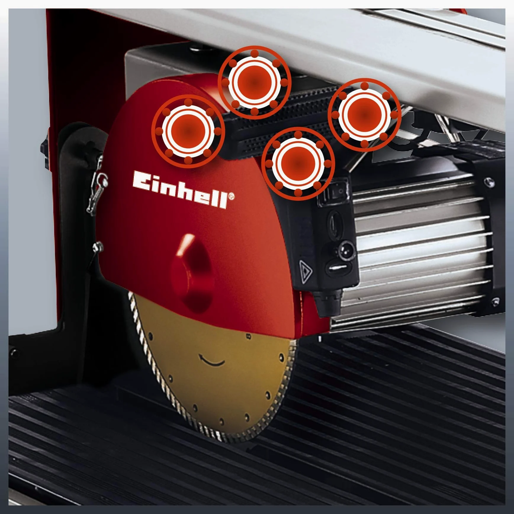 Einhell TE-SC 570 L Tagliapietre (220-240 V, 50 Hz, 1500 W, giri al min. 3000, taglio max 60x570 mm, incl. disco diamantato Ø 250)