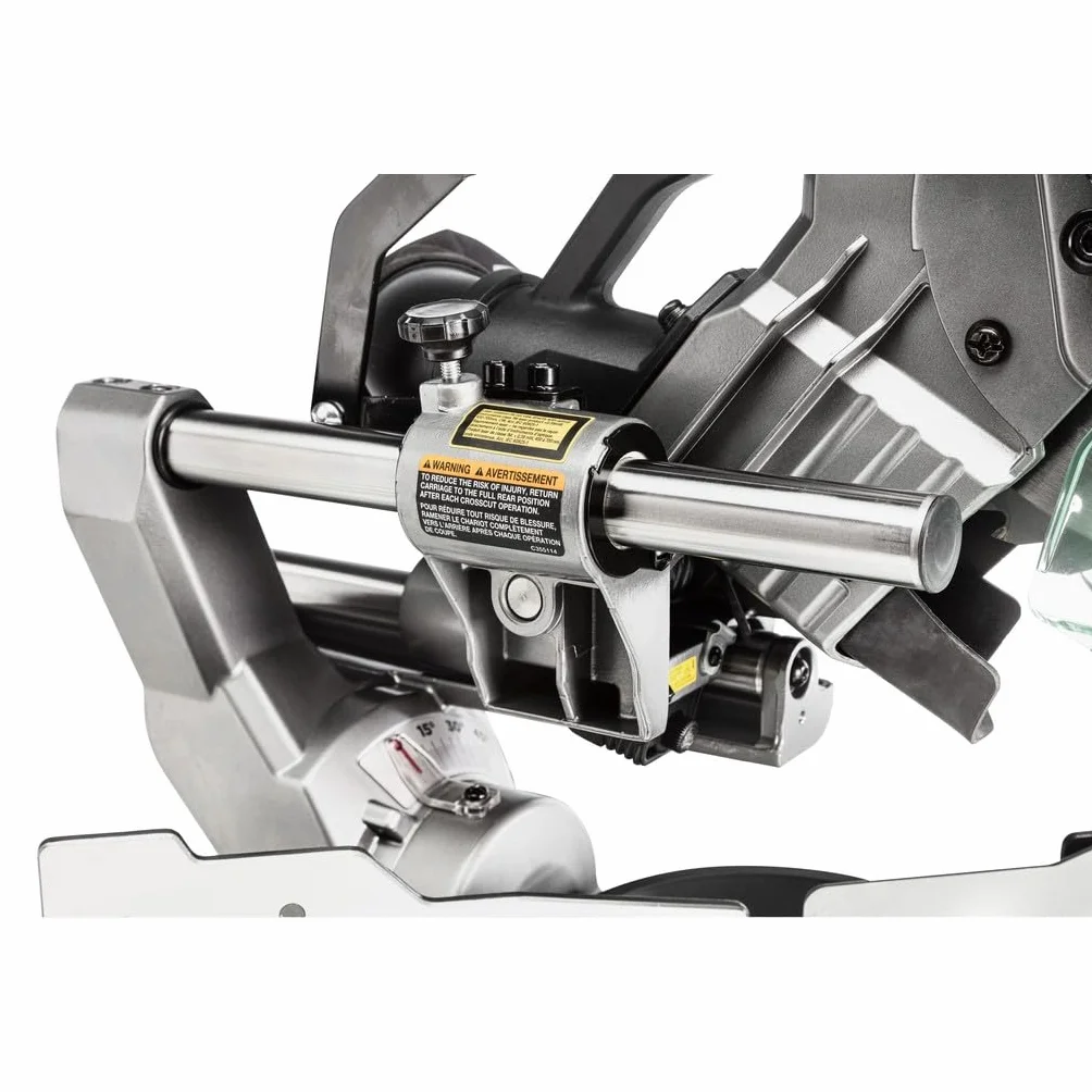 HiKOKI Sega a pannelli - 216 mm, 1100 W, linea di taglio laser, illuminazione a LED, funzione di smussatura, estensione del tavolo, impugnatura soft-touch, tagli precisi - Compatta e stabile