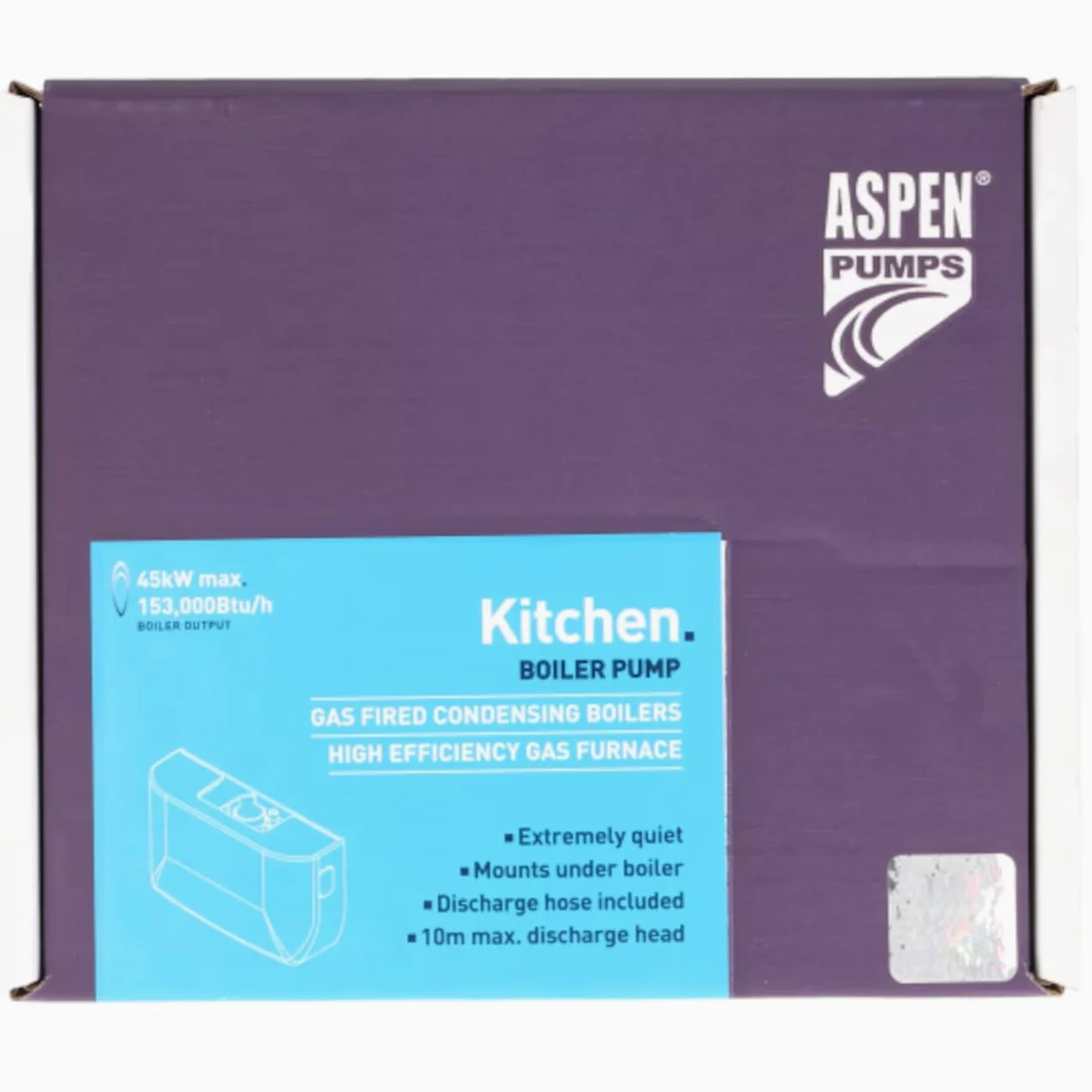 Aspen Pumps Kitchen Boiler Pump FP2943 - Pompa Scarico Condensa per Caldaie a Condensazione e Forni a Gas, 12 L/h, Altezza Max 10 Metri, Silenziosa 21 dB(A)