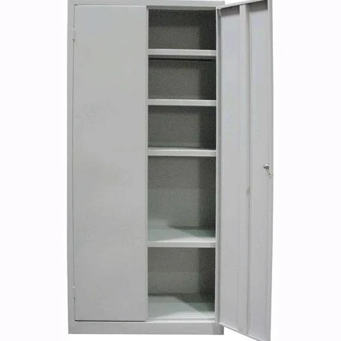 ARMADIO 2 Ante in Lamiera Verniciata CON RIPIANI 100X40X176H cm Fornito Smontato