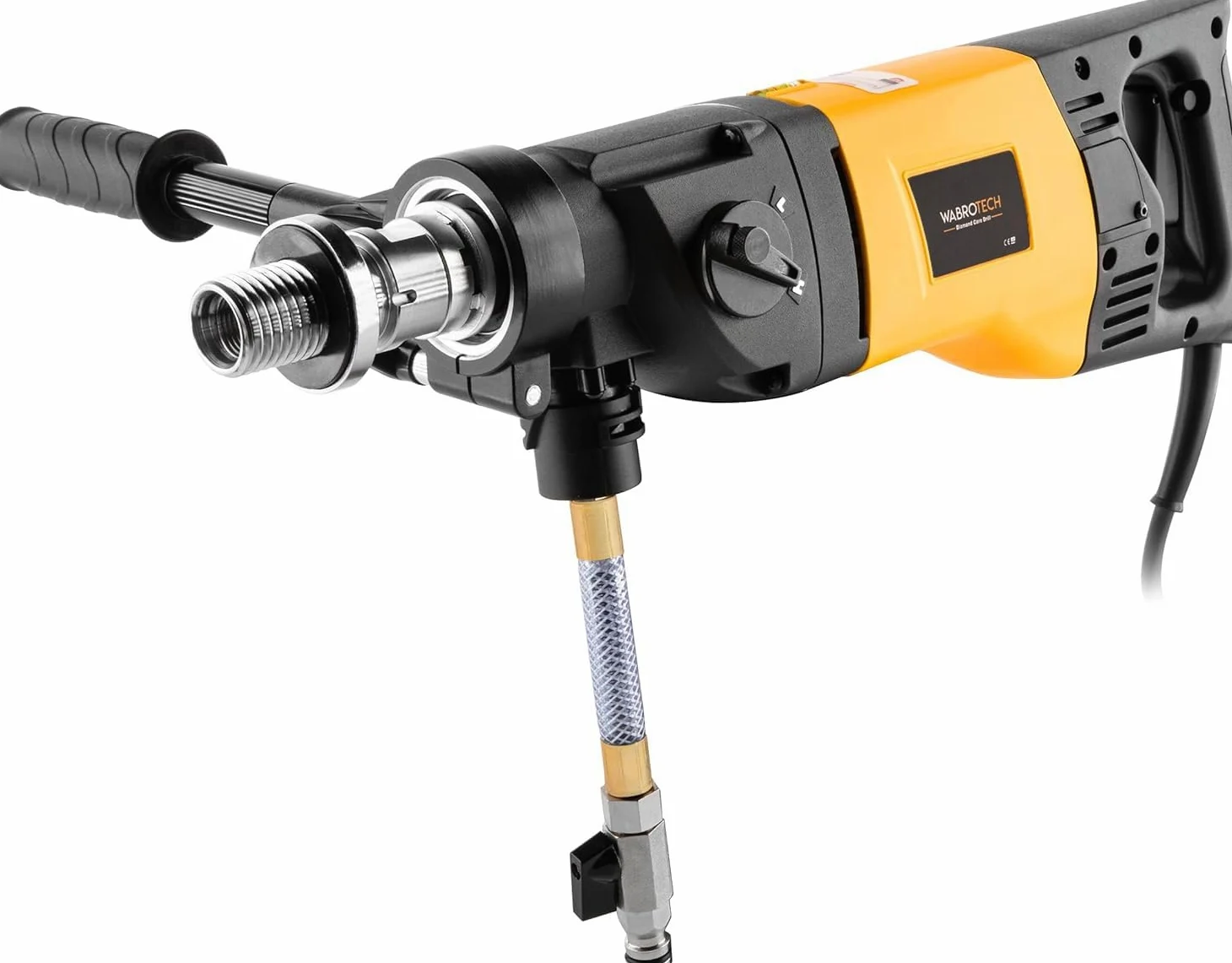 Dispositivo di Foratura a Nucleo con Micropercussione 22–202mm - Trapano a Nucleo di Diamante su Supporto Inclinabile 2340U/min - Trapano con 2 Velocità per Forature a Umido e a Secco 1900W