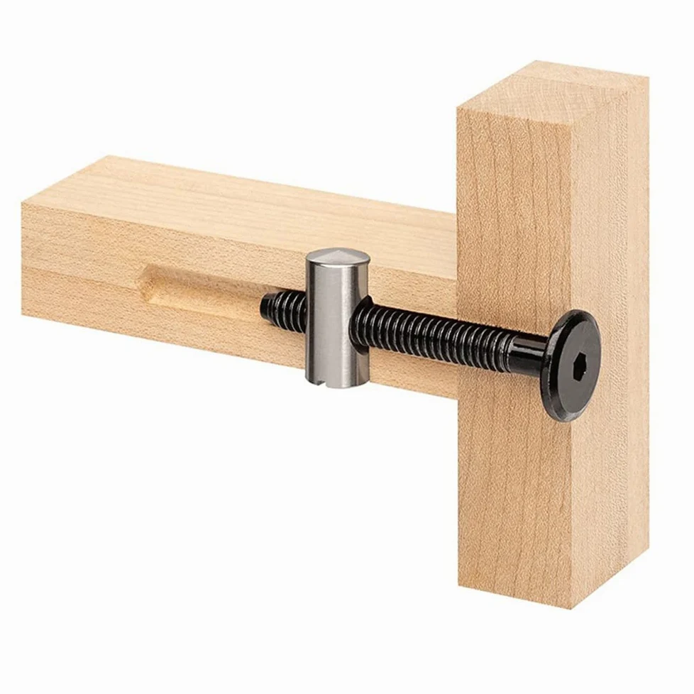 Puntatore per trapano regolabile 2-in-1 per falegnameria Kit di guida per trapano con tasselli per falegnameria con 4 fori Pin da 6/8/10/12mm per viti per letti e armadi Puntatore per trapano