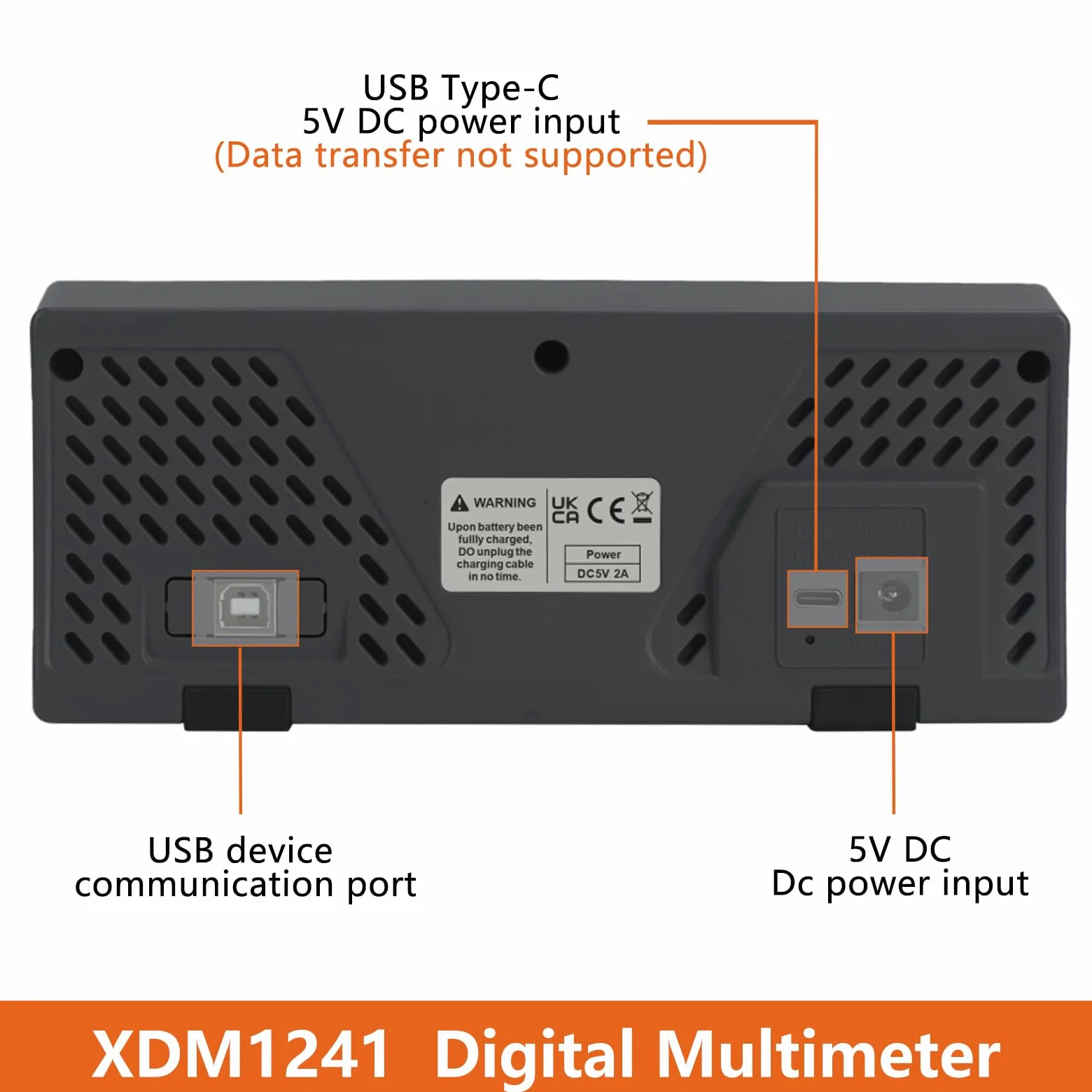 OWON XDM1241 Multimetro da tavolo con batterie ricaricabili True RMS High Accuracy Universale Desktop Multimetro