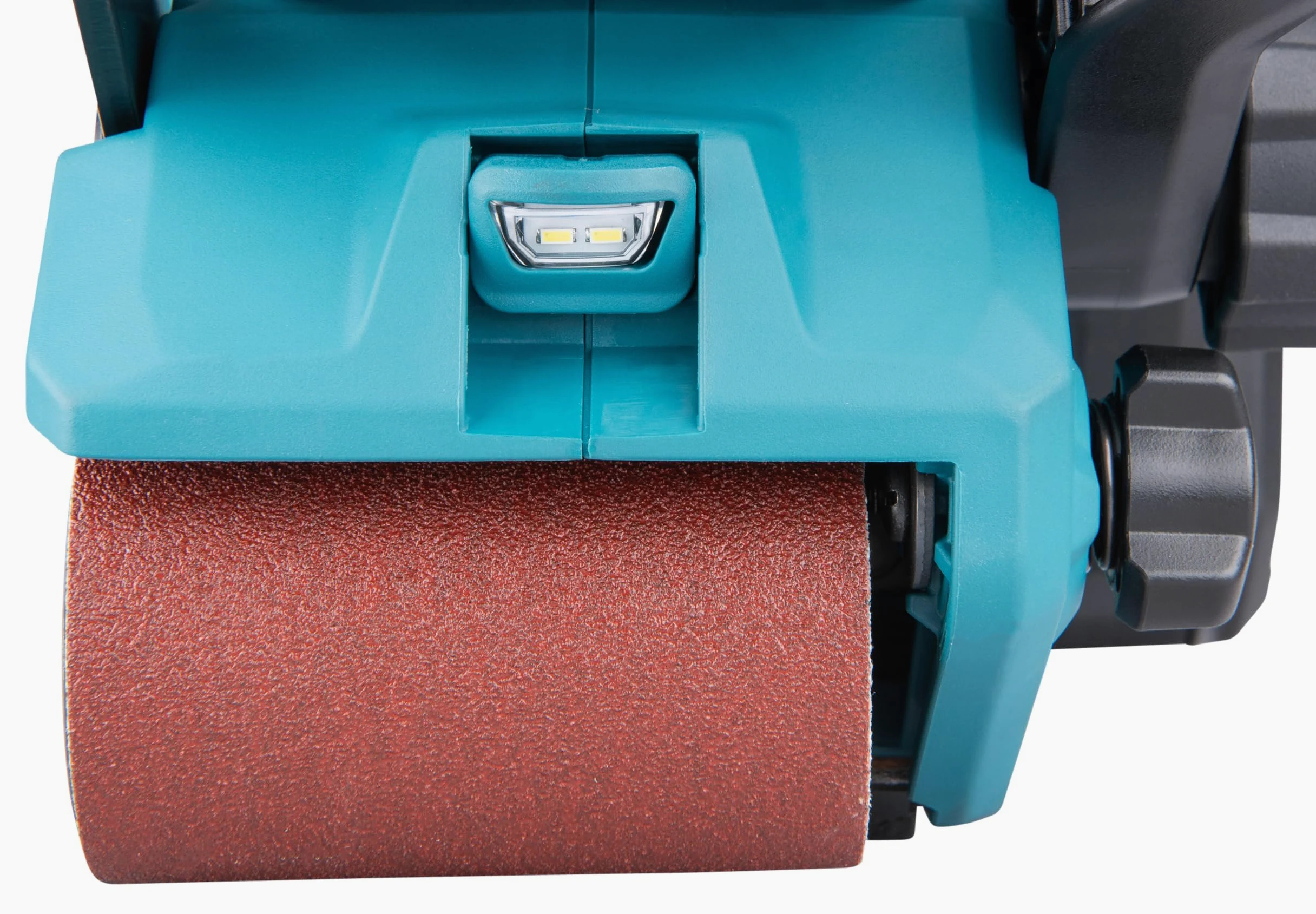 Makita BS001GZ - Smerigliatrice a nastro, 40 V max, larghezza di banda 76 mm, senza batteria e caricatore