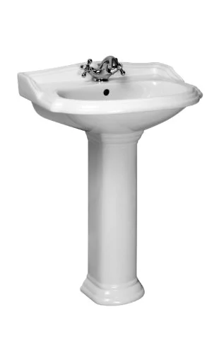 pietra – Rubinetto per lavandino in ceramica retro con colonna