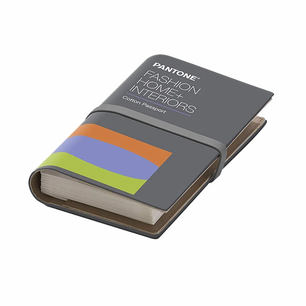 Pantone FHIC200A Cotton Passport - Volume Singolo di Riferimento Colore su Cotone in un Formato Portatile a Fisarmonica, con Maschera Bianca per Valutazione Accurata del Colore