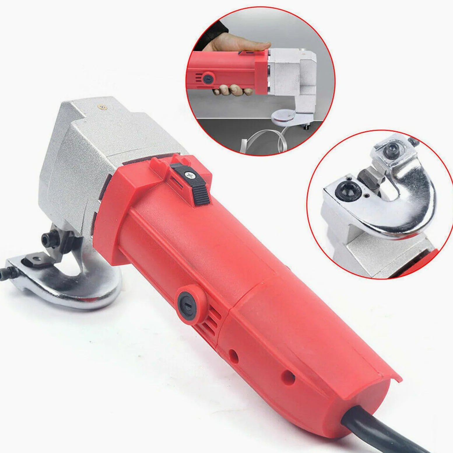 500W Elettrico Cesoie Metallo Forbici 2000 giri/min Cesoie Elettriche Cesoie per Taglio Metallo