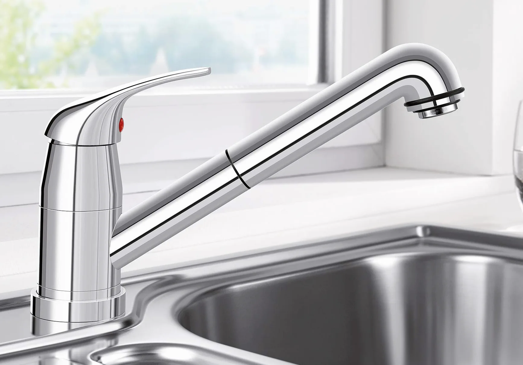 BLANCO 521752 DARAS-S-F Rubinetto da Cucina Cromato con Beccuccio Estraibile