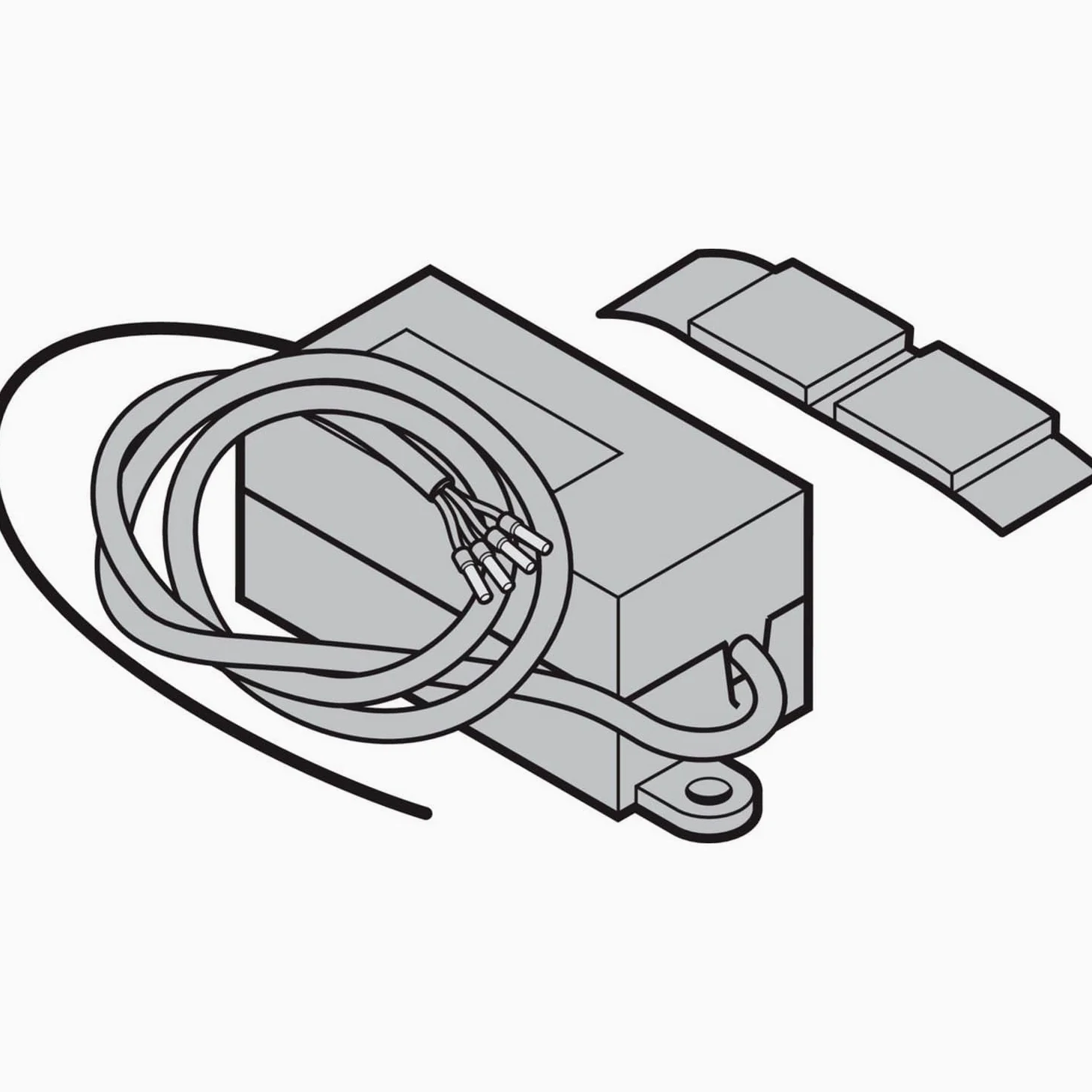 Hörmann Ricevitore radio HE 1 con 868 MHz – HE1 ricevitore per porta garage radio