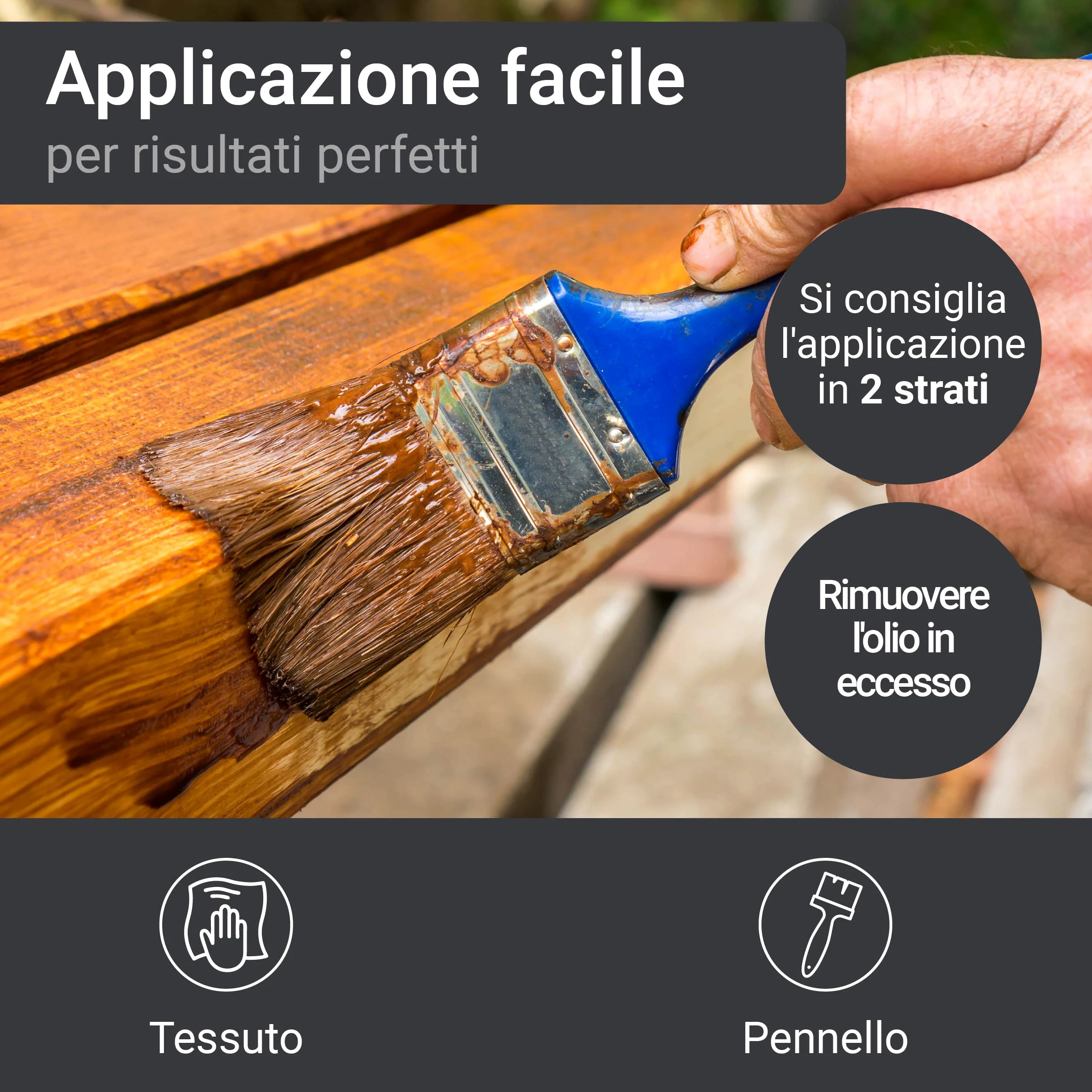 Olio di Teak Bangkirai Cura per Legno Impregnante Incolore W205-10L