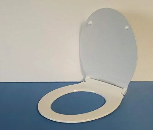 Hatria Copriwater Nido - Le Fiabe Originale con sgancio rapido per Pulizia del Sanitario - RALLENTATO termindurente Bianco