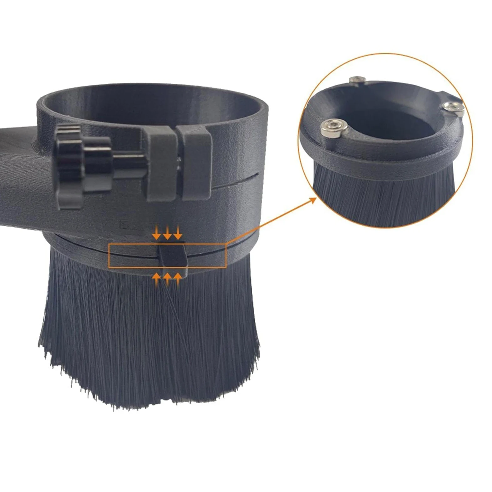 Amagogo Pattino per Protezione Polvere Macchina CNC, 65MM