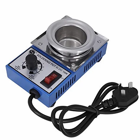 220 V 150 W Solder Pot Saldatura Dissaldante Bagno 50mm ST-21C 450 Gradi Max Tin Forno di fusione termoregolazione Saldatura Dissaldante Bagno