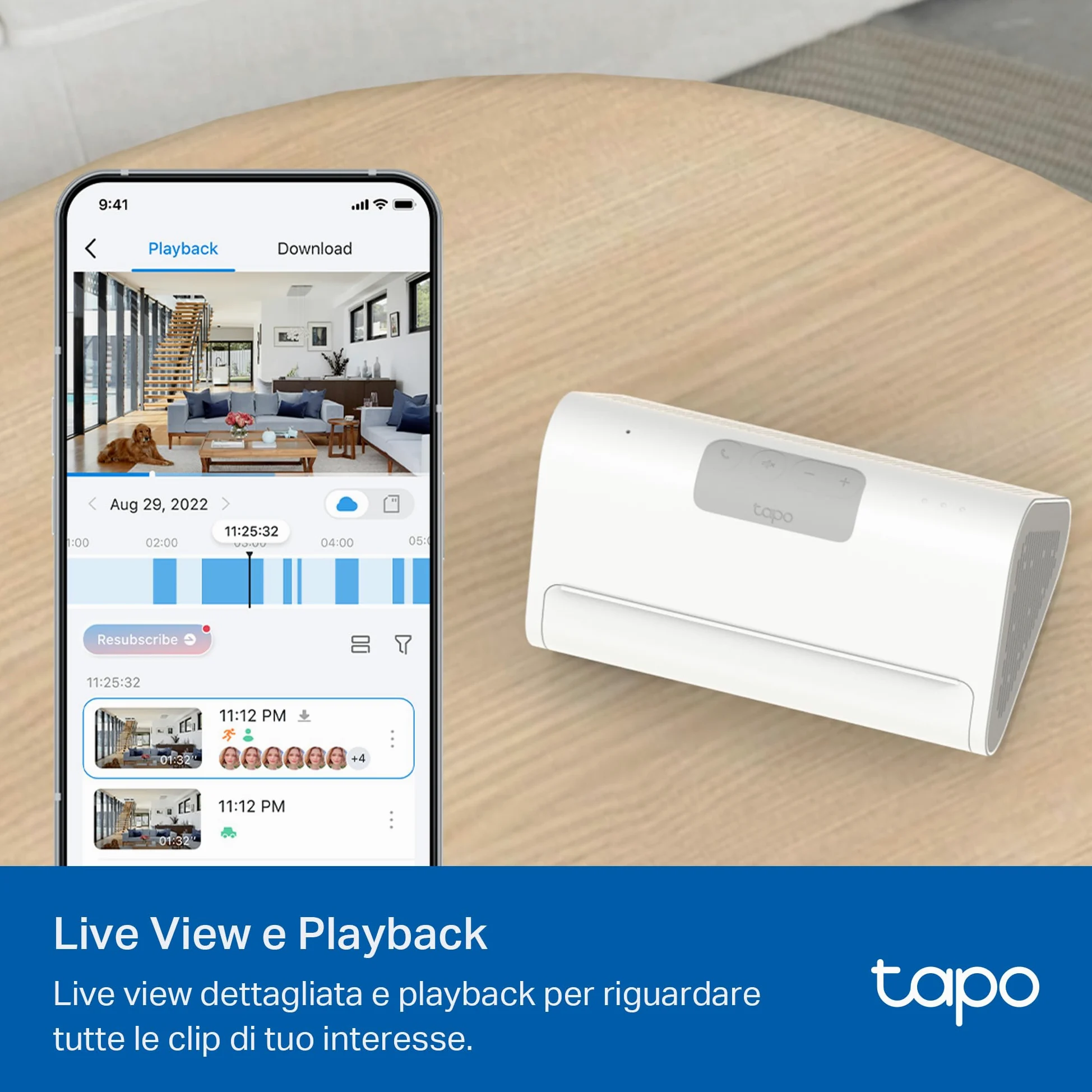 Tapo H500 Smart HomeBase, Connetti 16 Telecamere e 64 Sensori, Archiviazione Locale 16GB Integrato+16TB Espandibile HDD/SSD, Senza Canone Mensile, Rilevamento AI Avanzato, Output HDMI