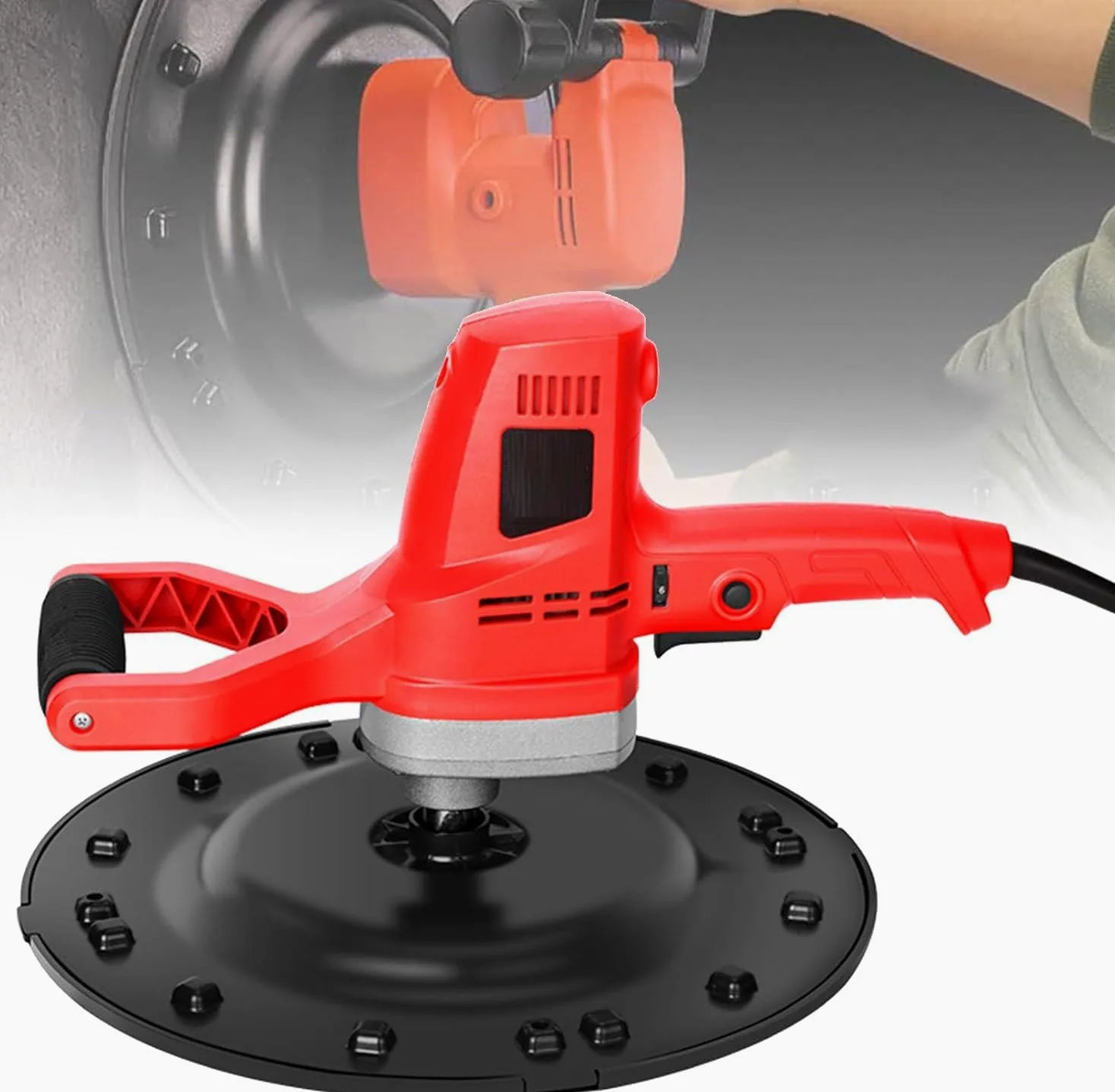 Frattone Frattazzatrice Frattazzo Elettrico 1680W con 6 Regolazioni di Velocità Levigatrice per Muro Pareti Cazzuola Lisciante per intonaco Rifiniture Murali