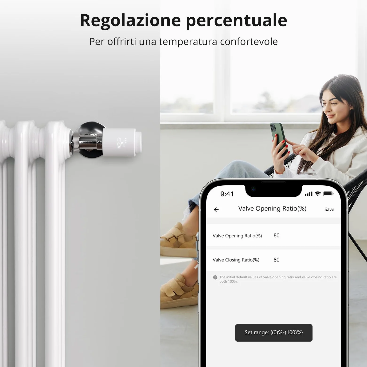 SONOFF Termostato da Radiatore TRVZB 4 Pezzi, Valvola Termostatica Intelligente, per Riscaldamento Intelligente con Funzione App, Richiede Hub Zigbee 3.0, Compatibile co Amazon Alexa/Home Assistant