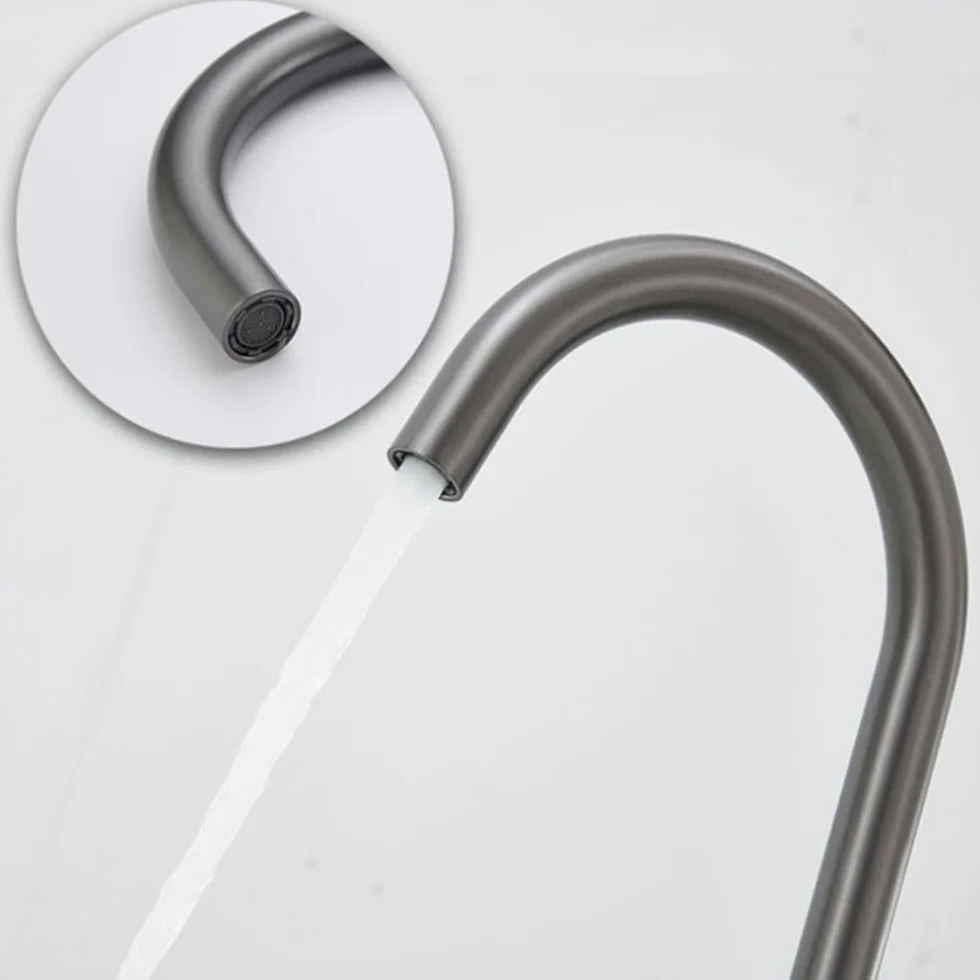 Bagno Vasca da Bagno Miscelatore Acqua Colonna Rubinetto lavabo da Terra Oro Spazzolato, Nero, Canna di Fucile, Oro Rosa, Rubinetto in Ottone Cromato, Oro Spazzolato