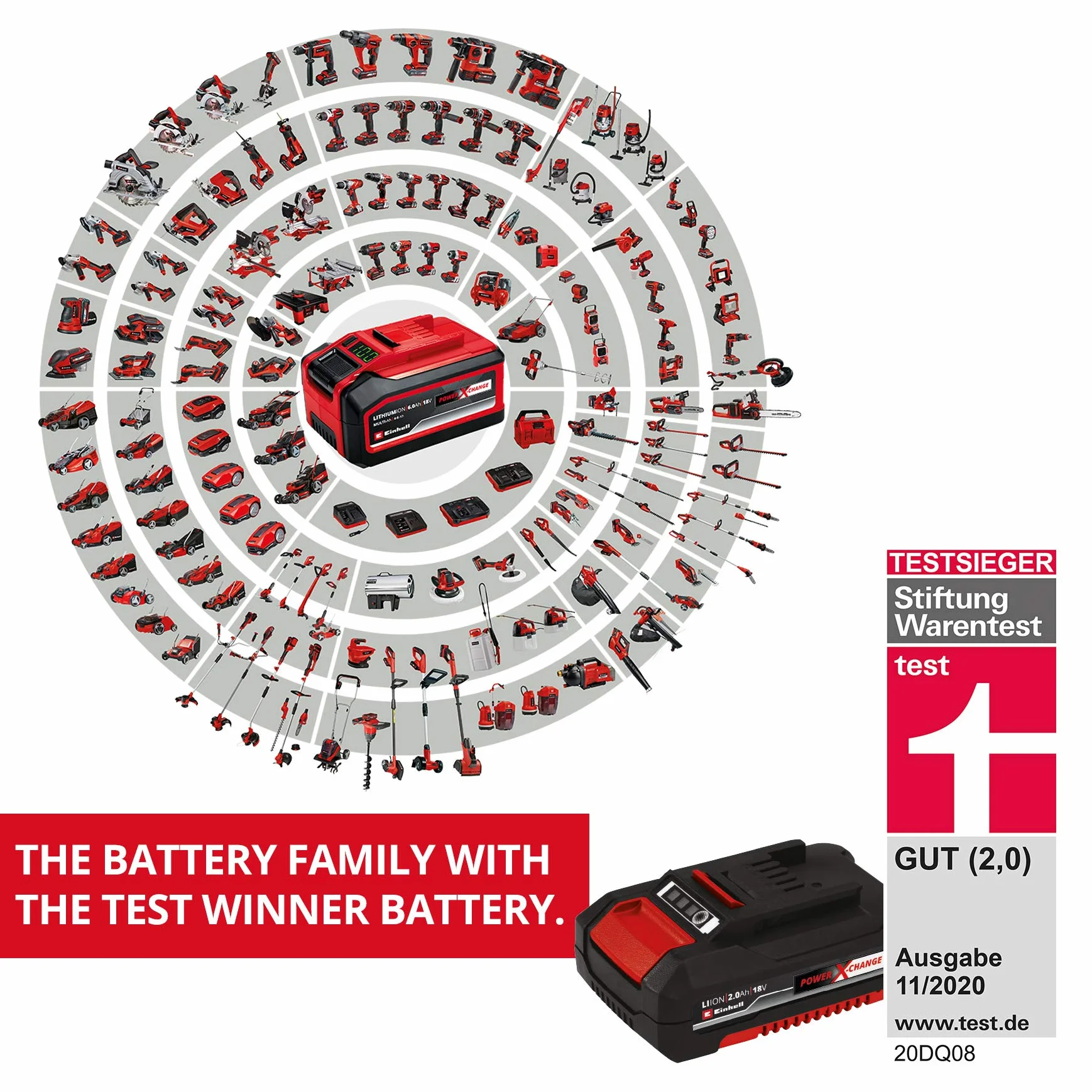 Einhell TE-HD 18 Li-Solo Martello Tassellatore 3 funzioni a batteriaPower X-Change (18V, giri al min. 0-1100,percussioni al min. 0-5700, 1,2 joule, torsione 9,9 Nm, senza batteria e caricabatteria)