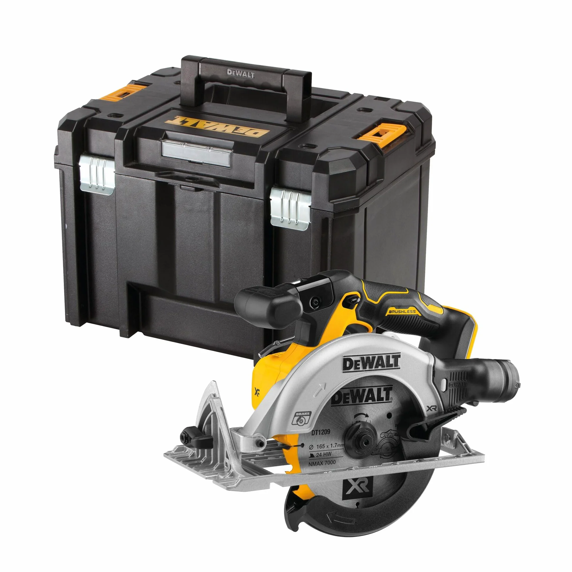 DEWALT DCS565NT-XJ Sega Circolare 18V motore BRUSHLESS, 4950 giri/min, ø lama/foro 165/20 mm