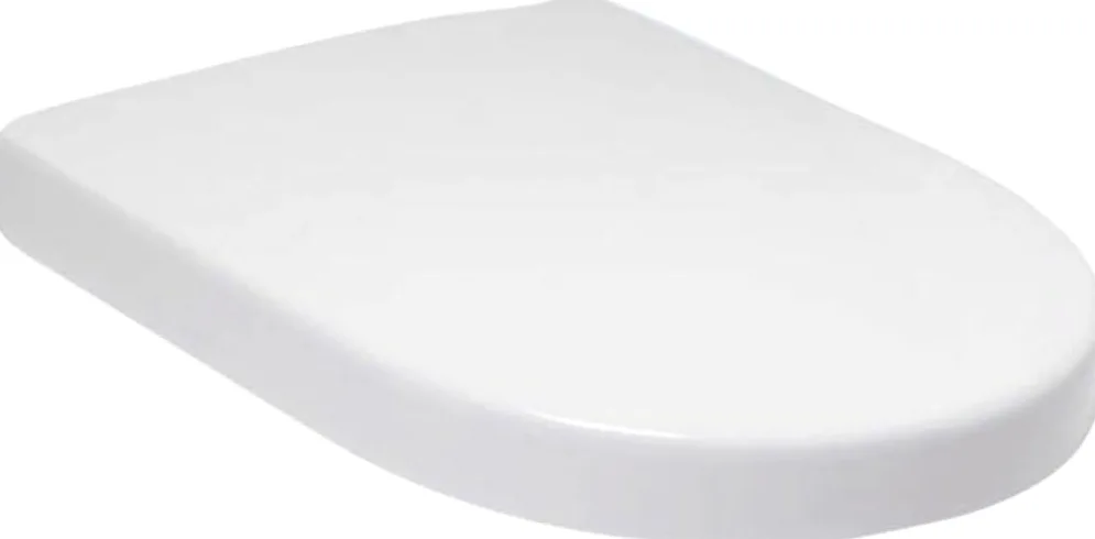 Villeroy & Boch Subway 2.0 copriwater - tavoletta wc bianca con QuickRelease - copriwater removibile - sedile per wc in Duroplast - coperchio per water extra largo, forma a D - ricambio originale