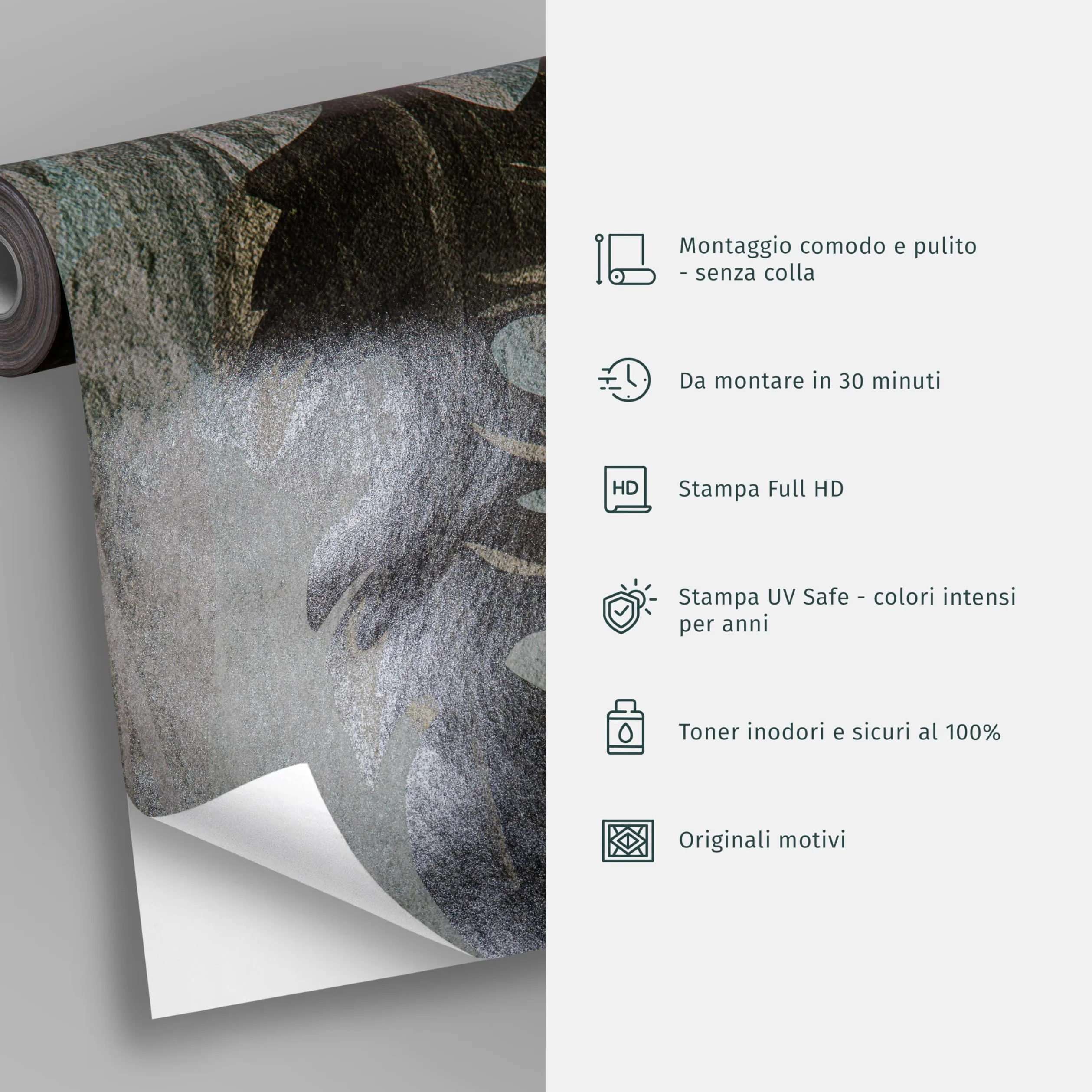 murando - Carta da Parati Adesiva Astratto 441x315 cm Fotomurali Adesivi Murali Rivestimento Parete Moderna per Pareti Adesiva Muro Decorativo Fotomurale Aspetto concreto Natura Retro come dipinto