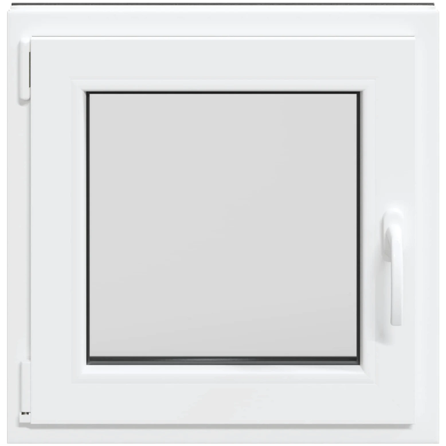 vidaXL Finestra per Soffitta RISOR 50 x 50 cm PVC e Vetro Antracite, Solaio, Isolamento Termico Moderno, Finestre Energy Efficient, Fissaggi in Vetro PVC Silenziati