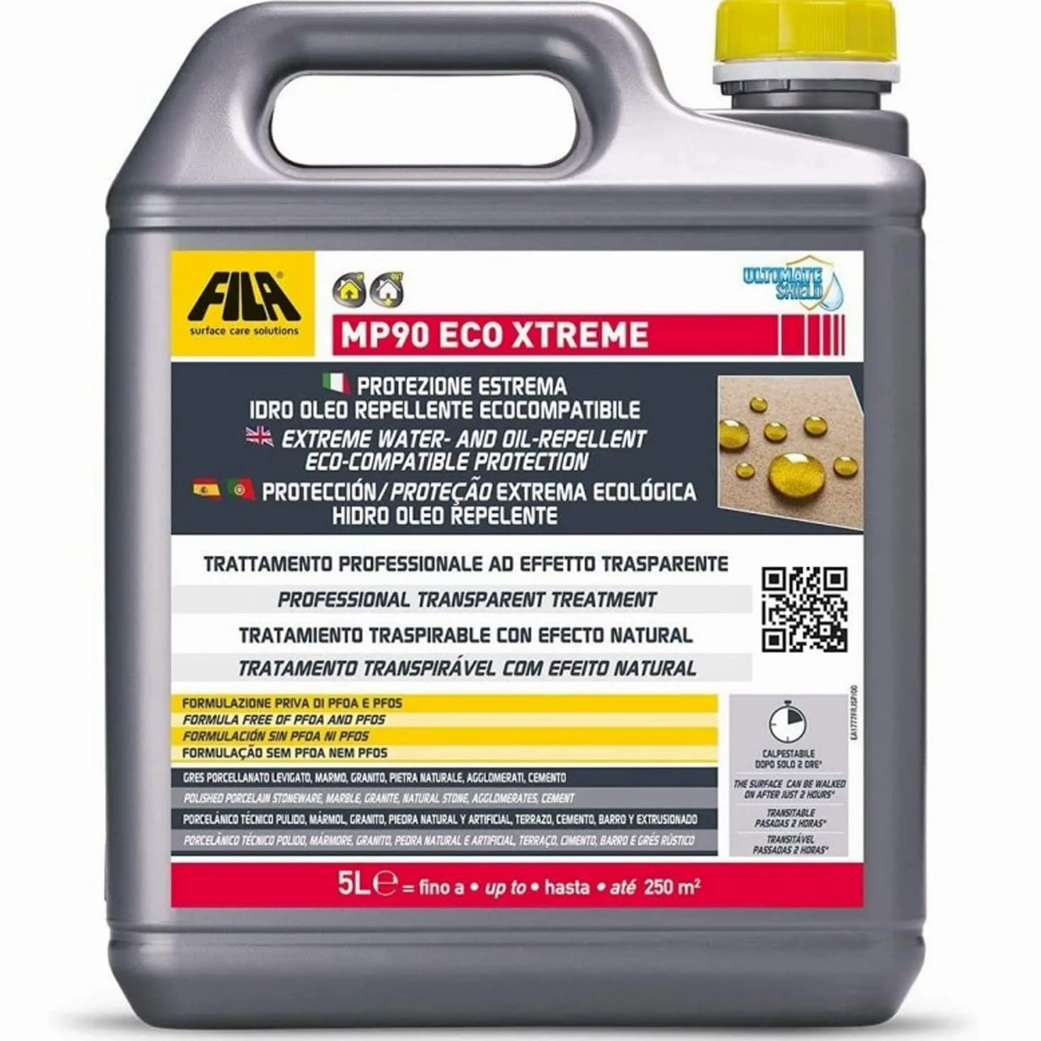 Fila Mp90 Eco Xtreme 5 Litri Protezione Estrema Idro Oleo Repellente Ecocompatibile