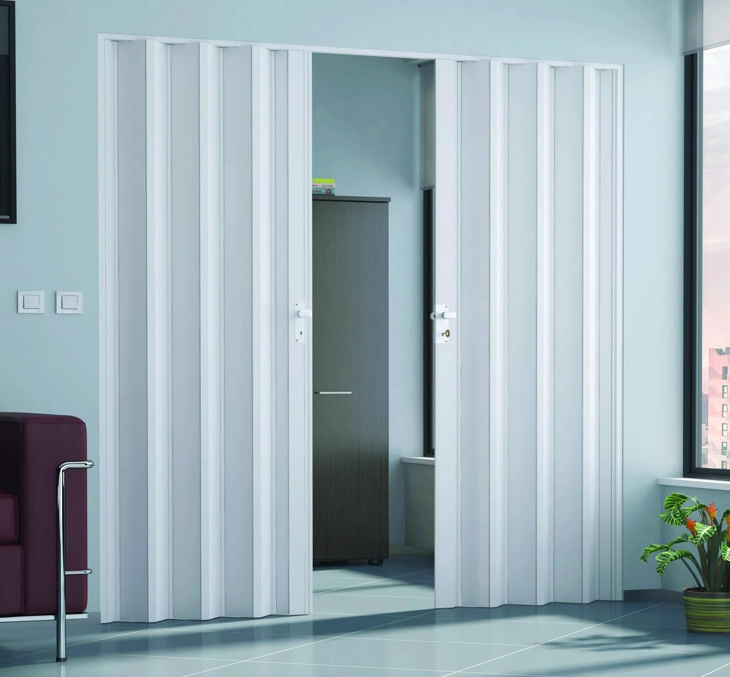 Porta a Soffietto in PVC realizzata su misura PERSONALIZZABILE